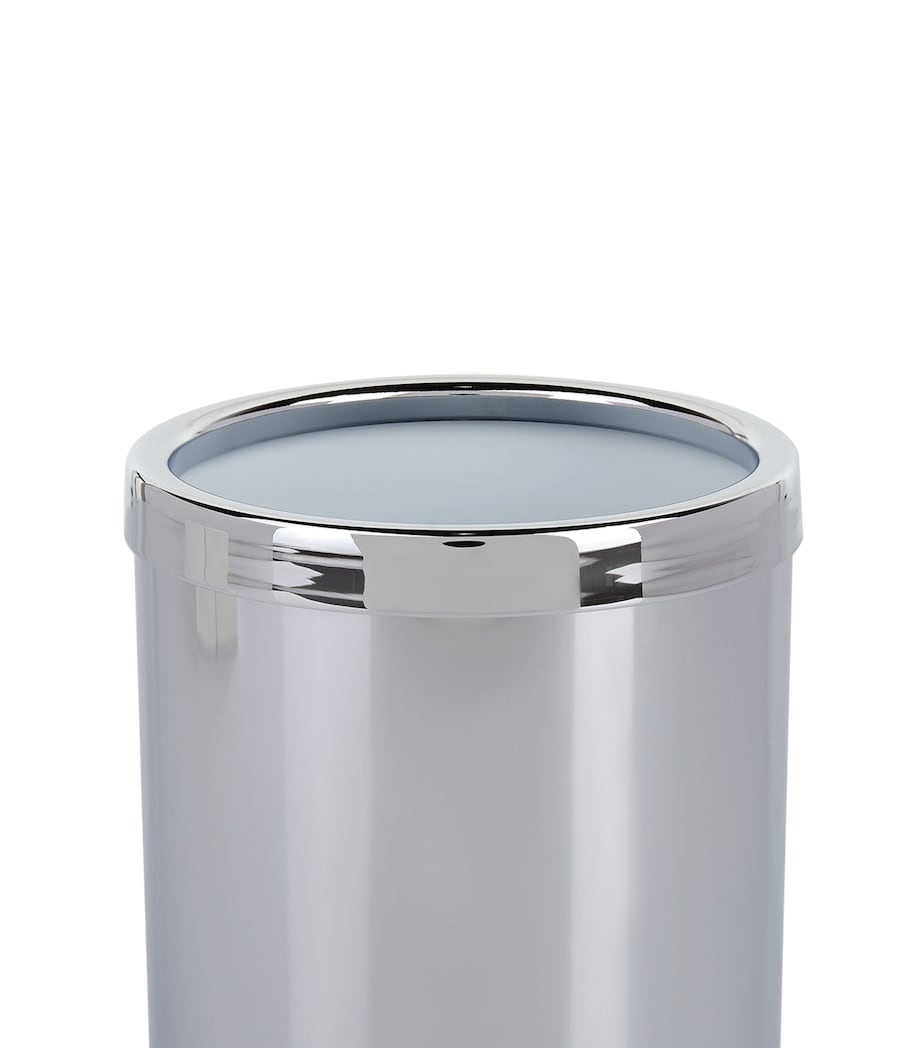 Cylinder Chrome Toothbrush Holder SILVER Image 2