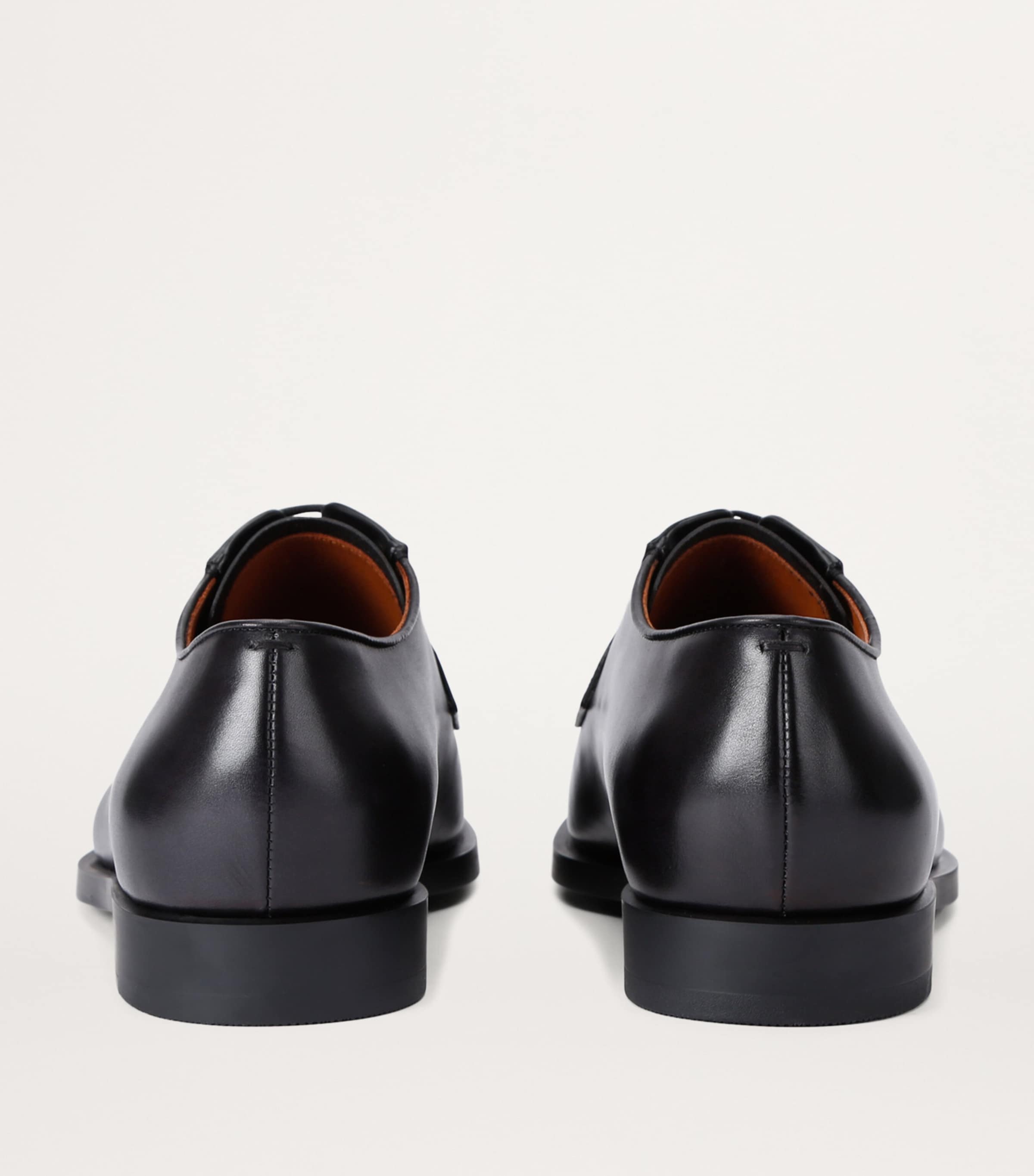 Leather Classic Flex Derby Shoes BLACK Image 2