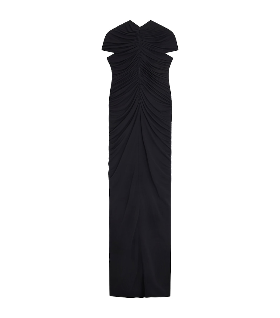 Schiaparelli Womens Keyhole Maxi Dress Black Image 2