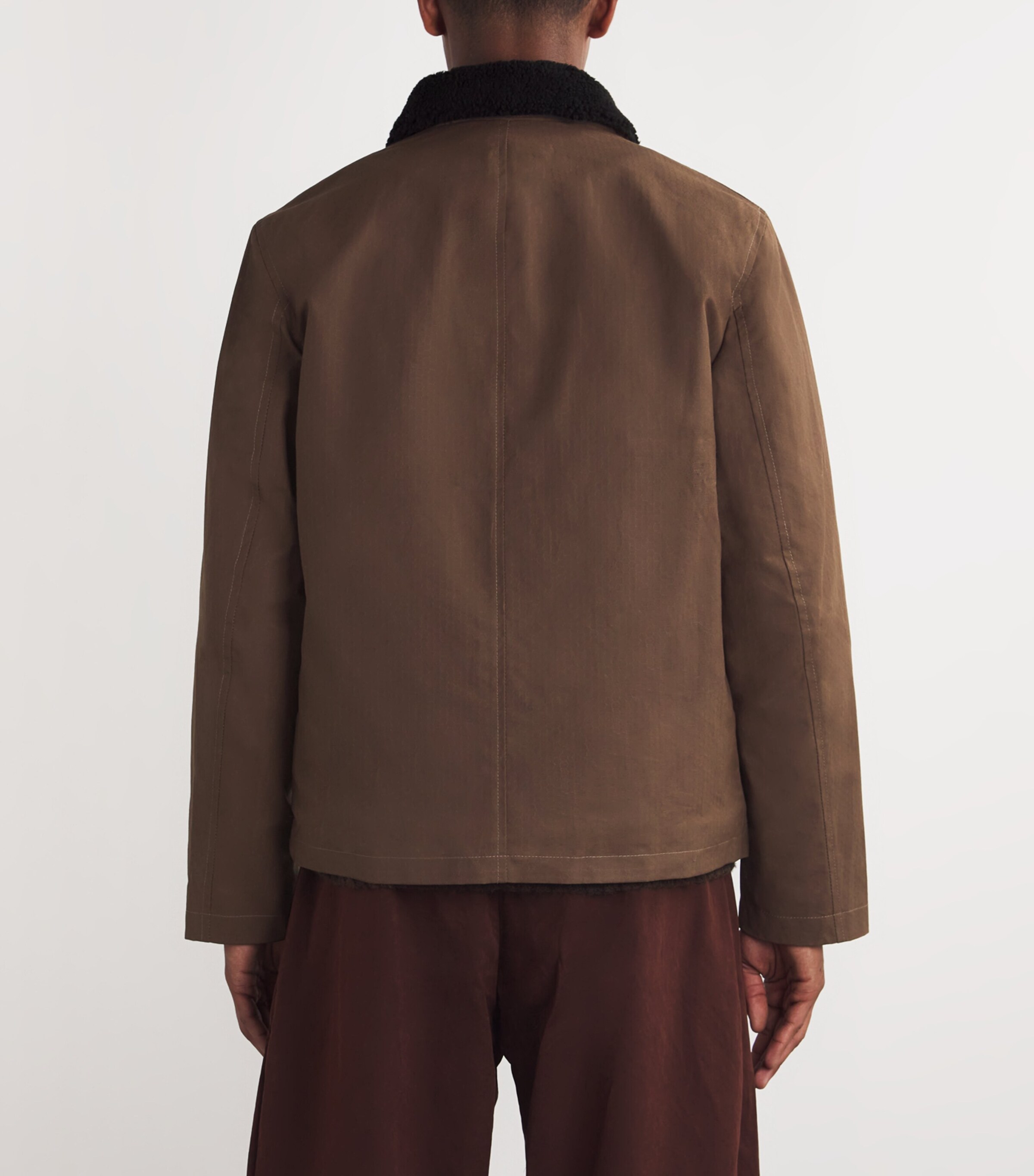 Oliver Spencer Mens Waxed Lambeth Field Jacket Khaki Image 4