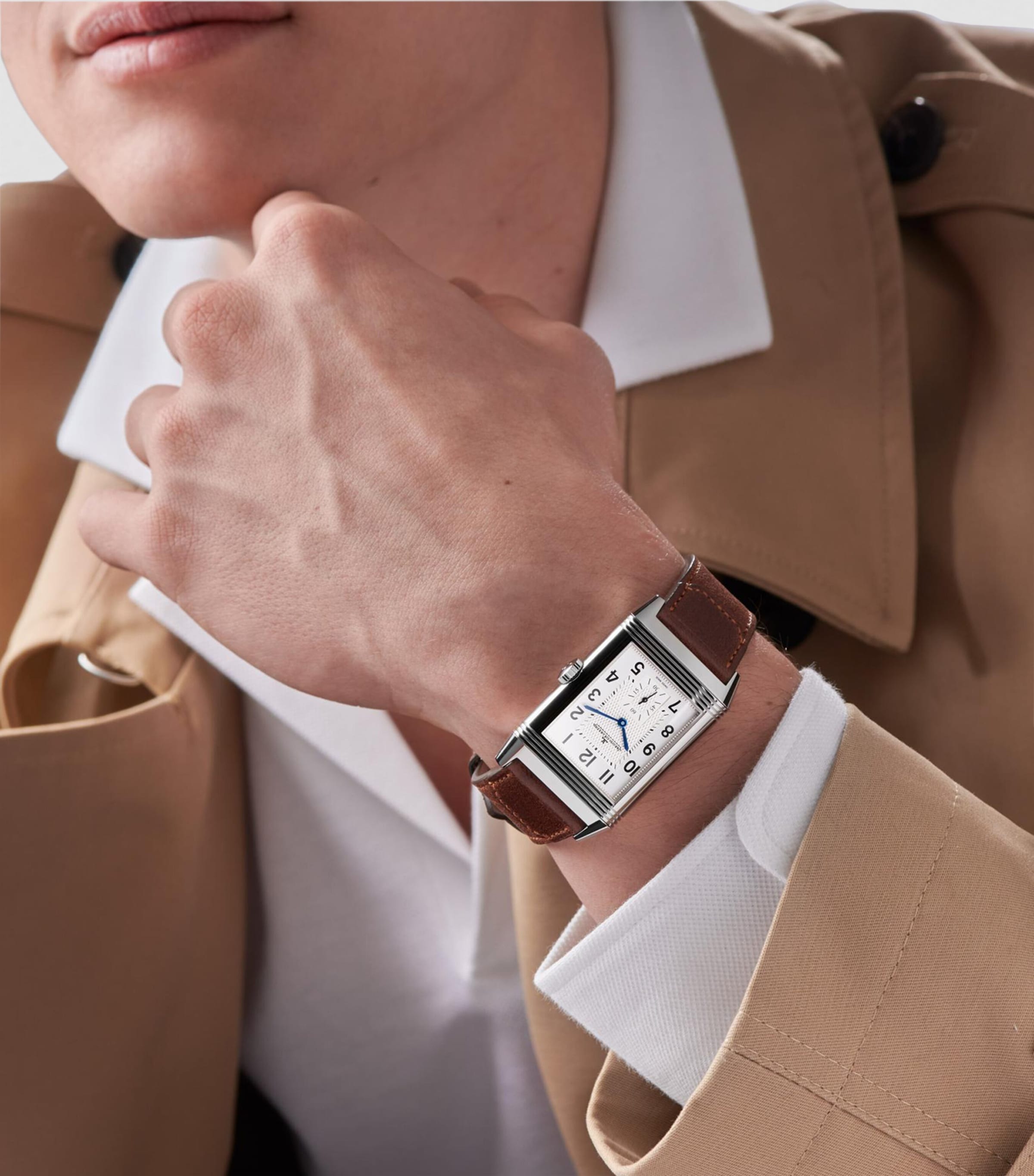 Stainless Steel Reverso Watch 27.4mm STAINLESS STEEL Image 2