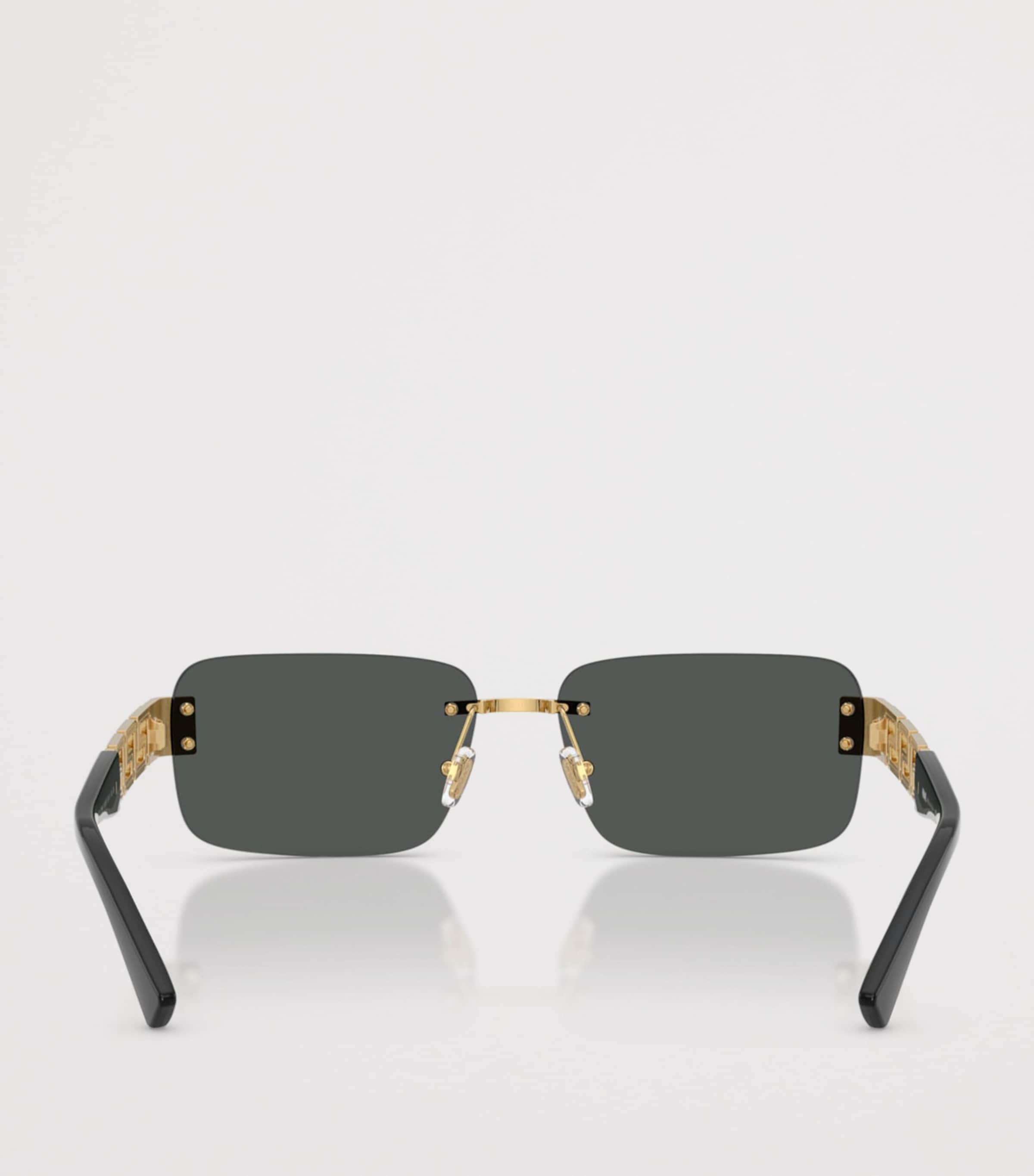 Metal Rectangular Sunglasses 100287 Image 4