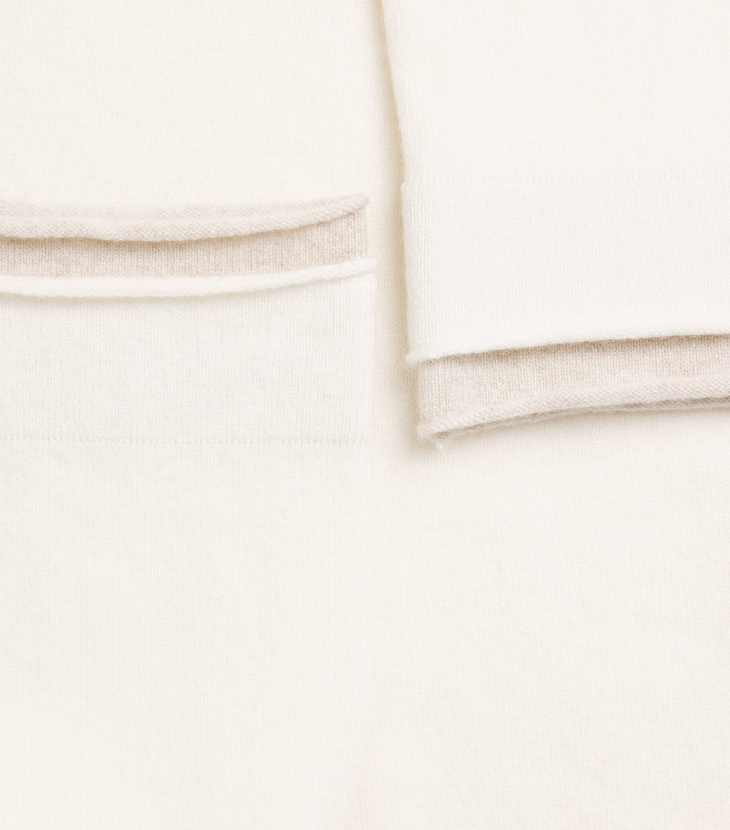 Cashmere Double Layer Sweater IVORY Image 5