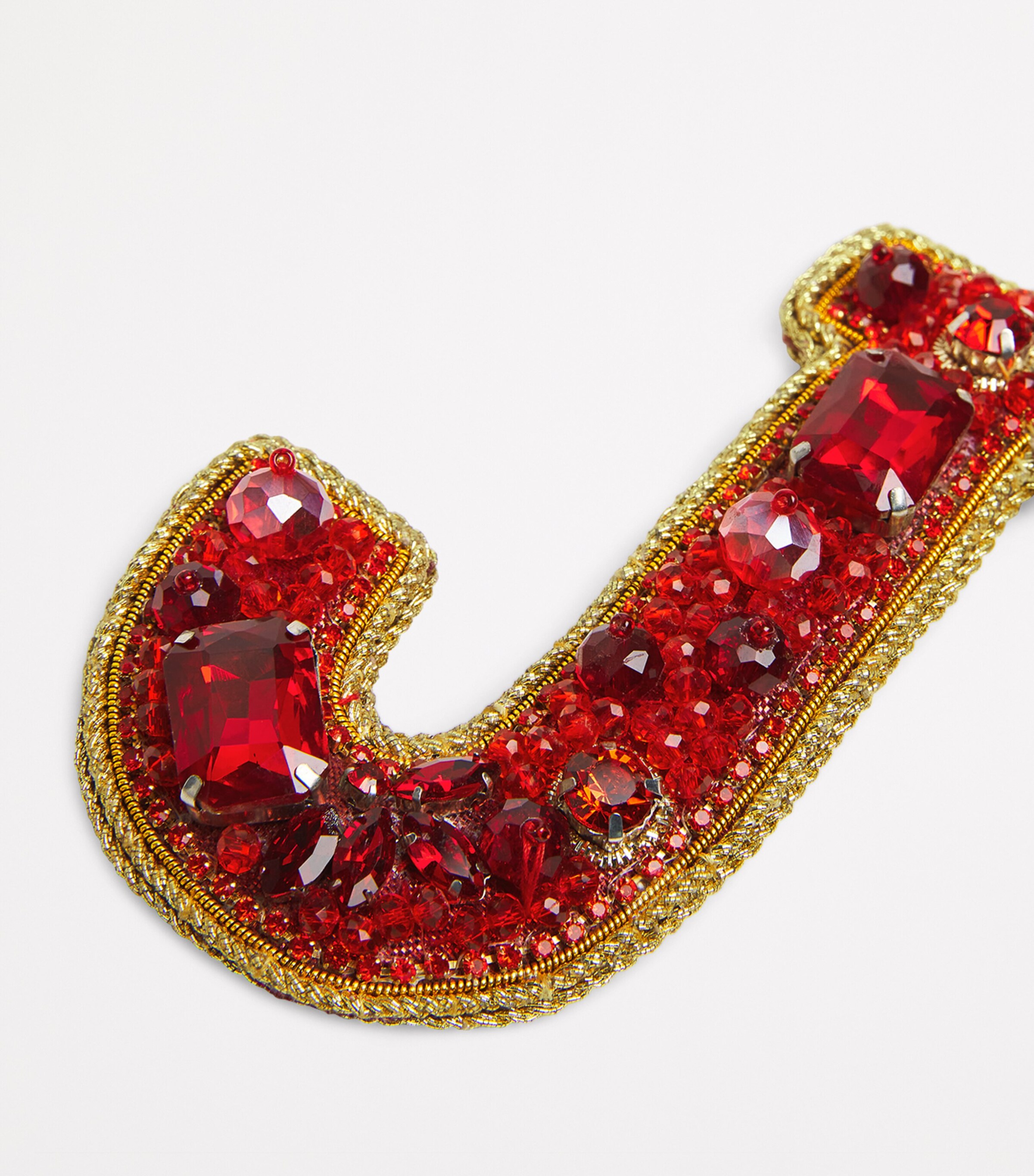 Embellished J Tree Decoration RED Image 2