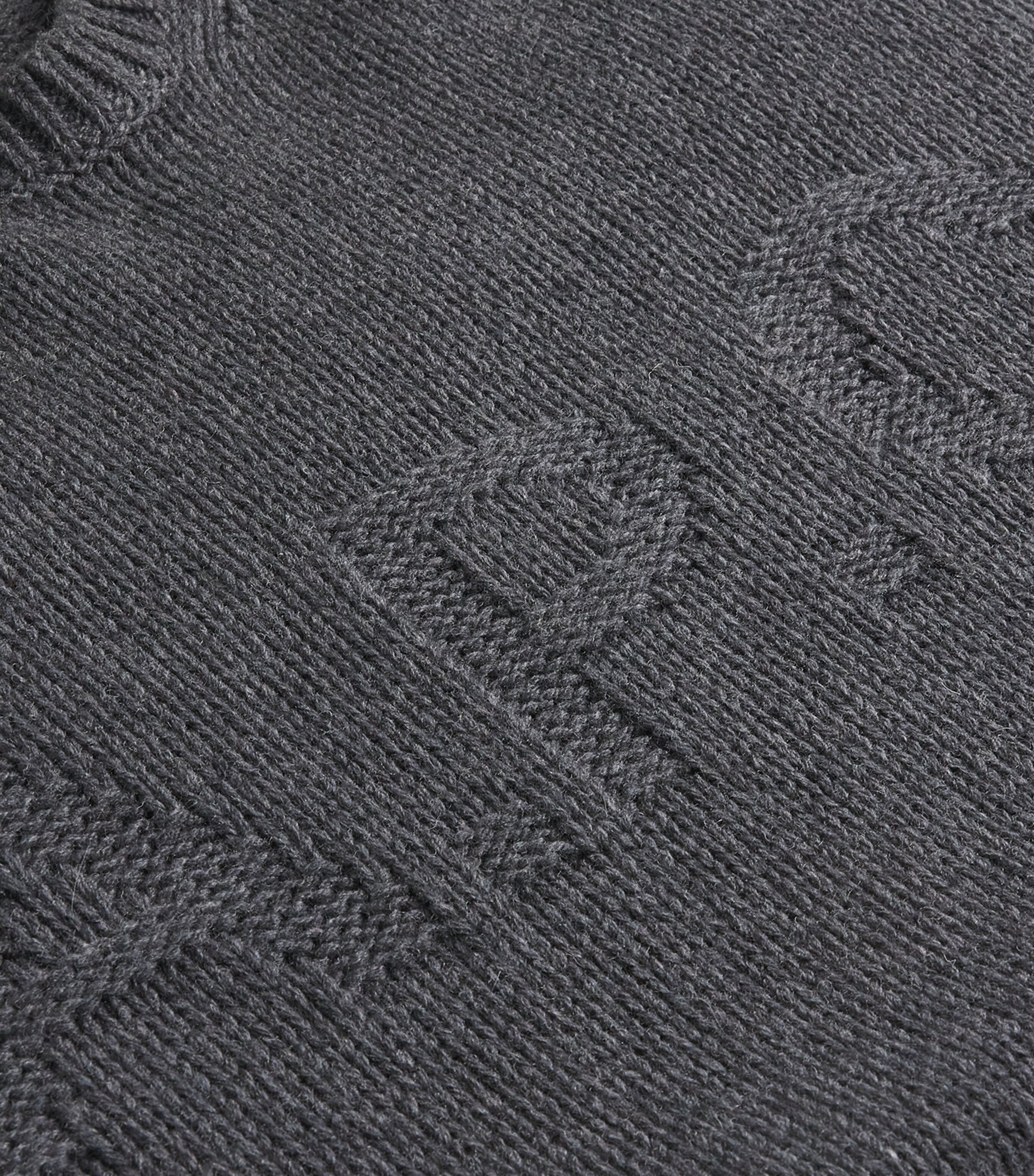 A.P.C. Mens Wool Logo George Sweater Plc Hathrd Anthract Image 6