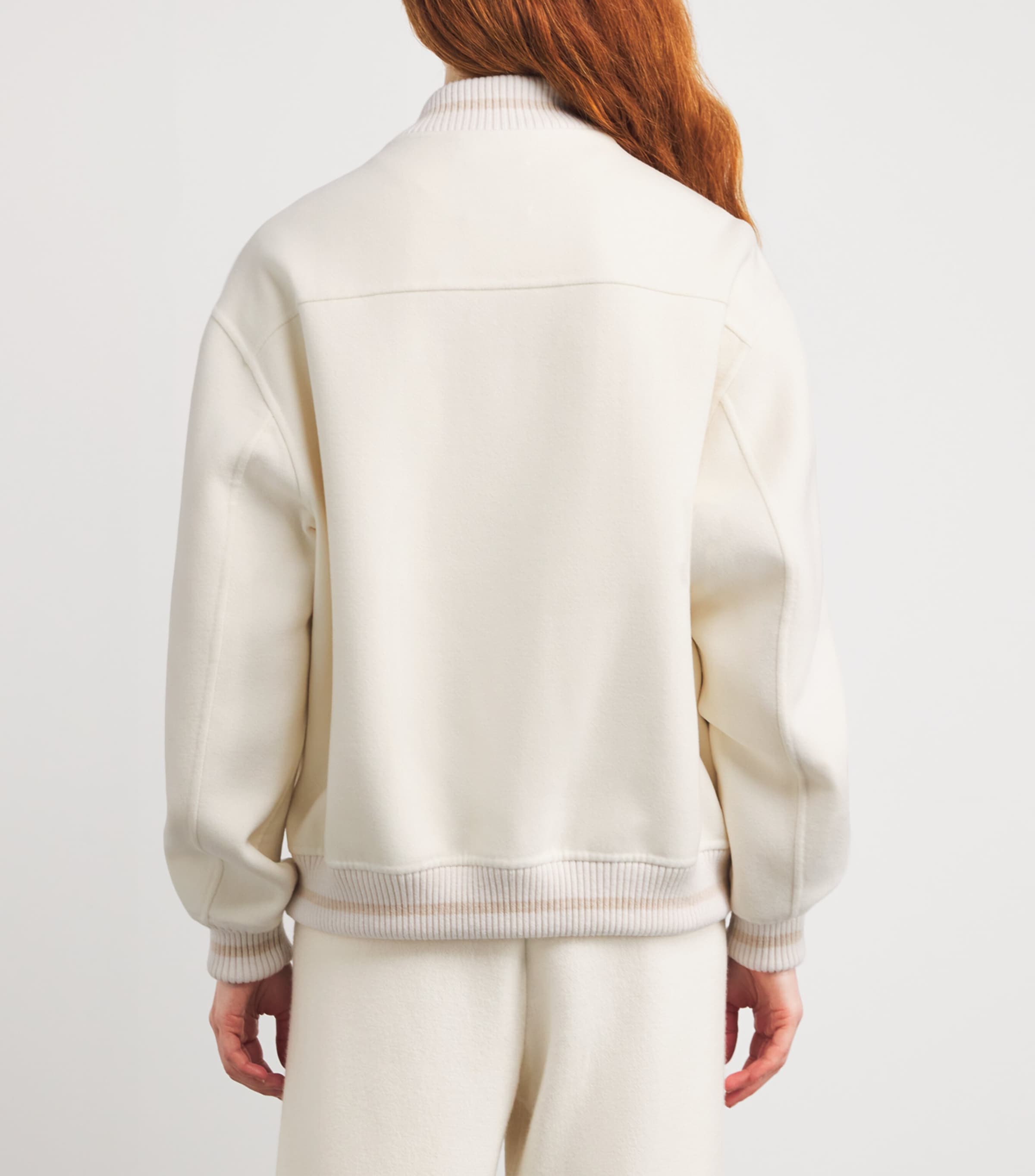 Wool Bomber Jacket BIANCO E BIANCO Image 4