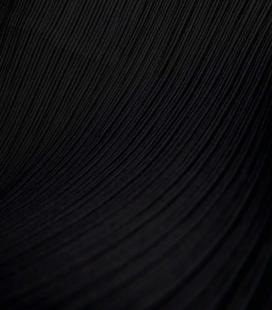 Hatching Bottoms Pleated Maxi Skirt 15 Image 5