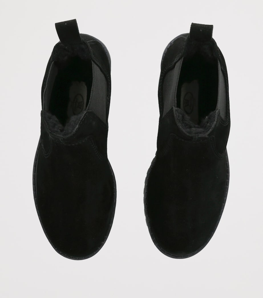 Suede Oscar Boots BLACK Image 4