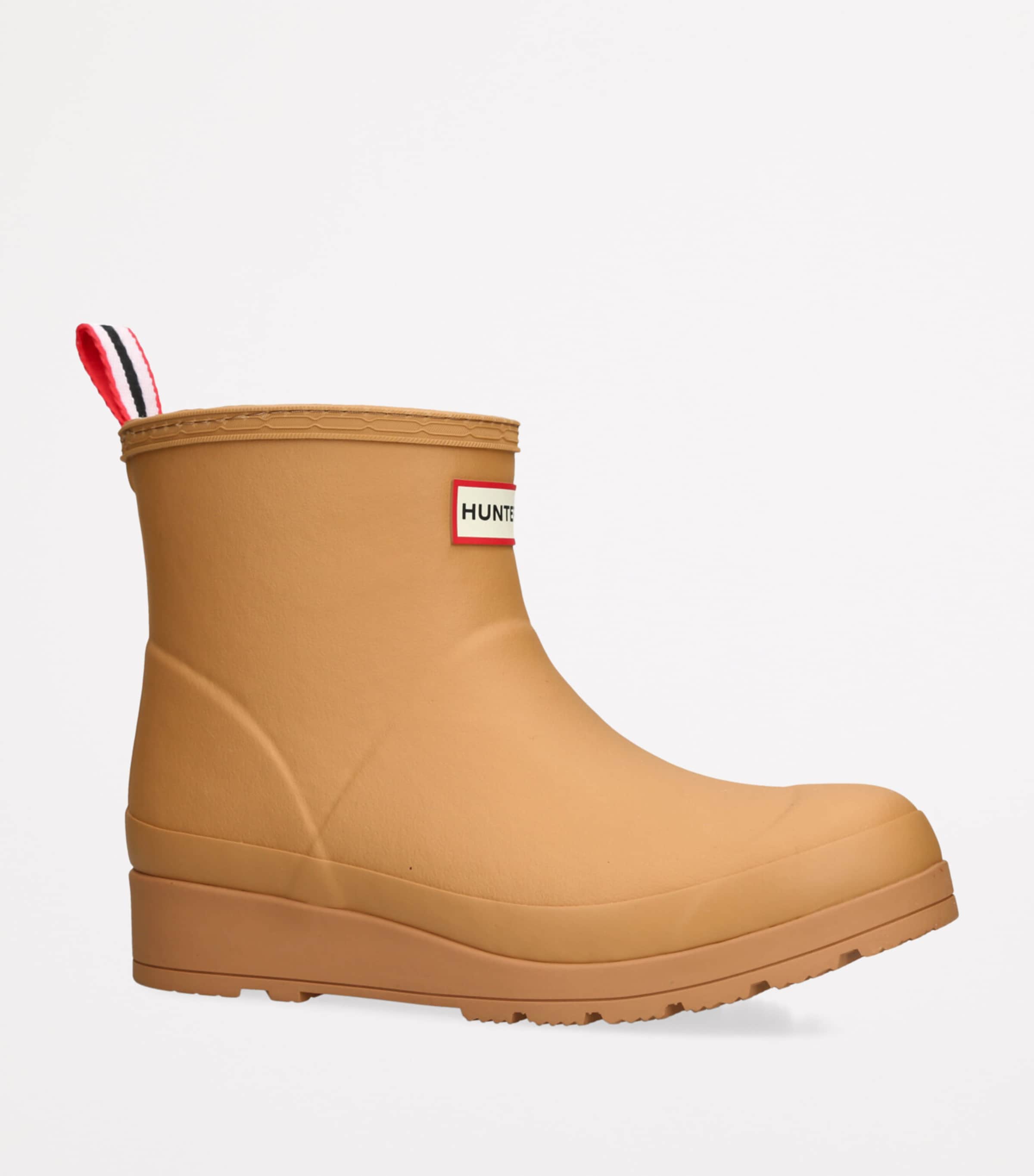 Hunter Insulated Play Short Wellington Boots Brown Image 3