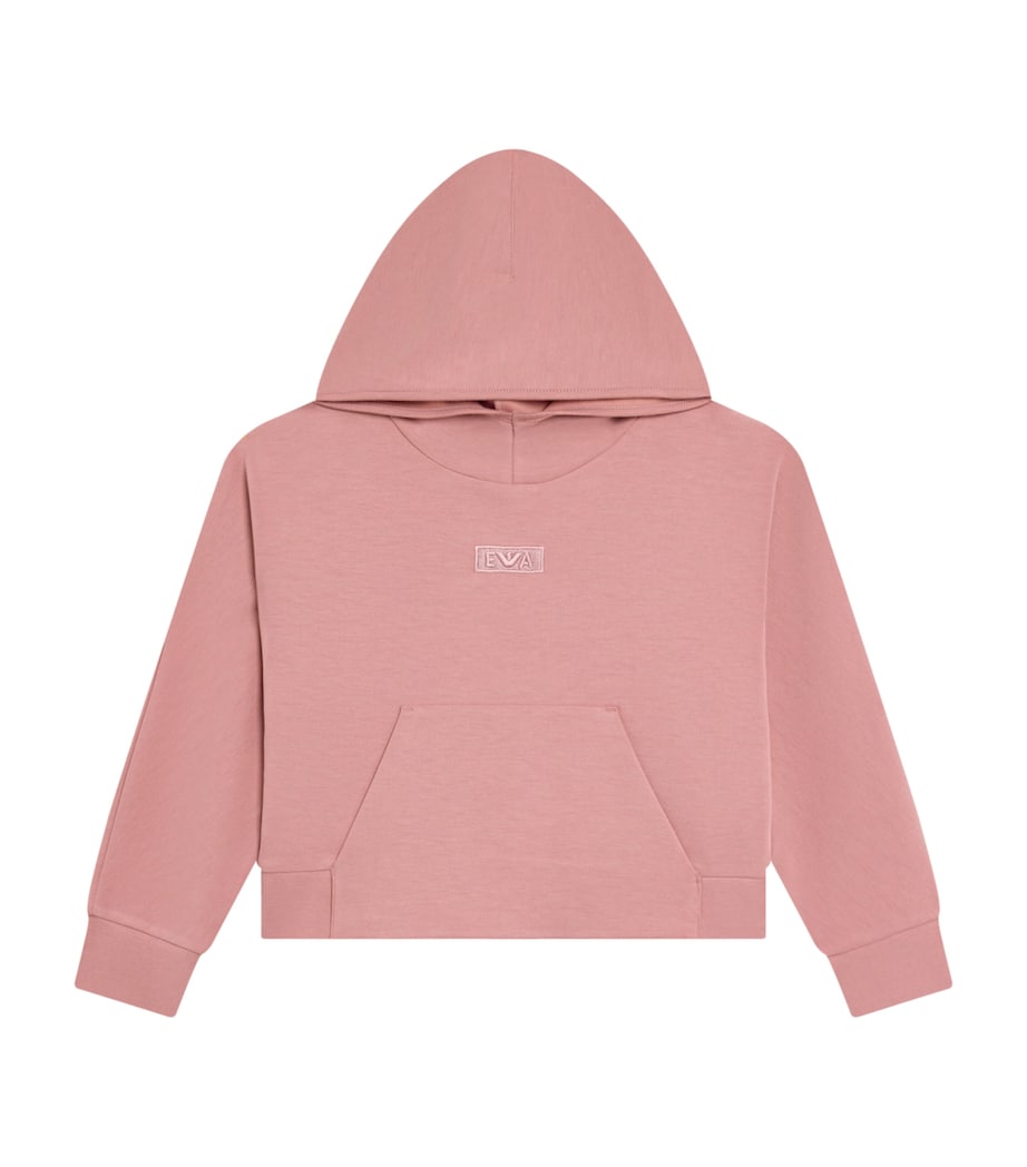 Embroidered Logo Hoodie (4-14 Years) UA300LILAS Image 1