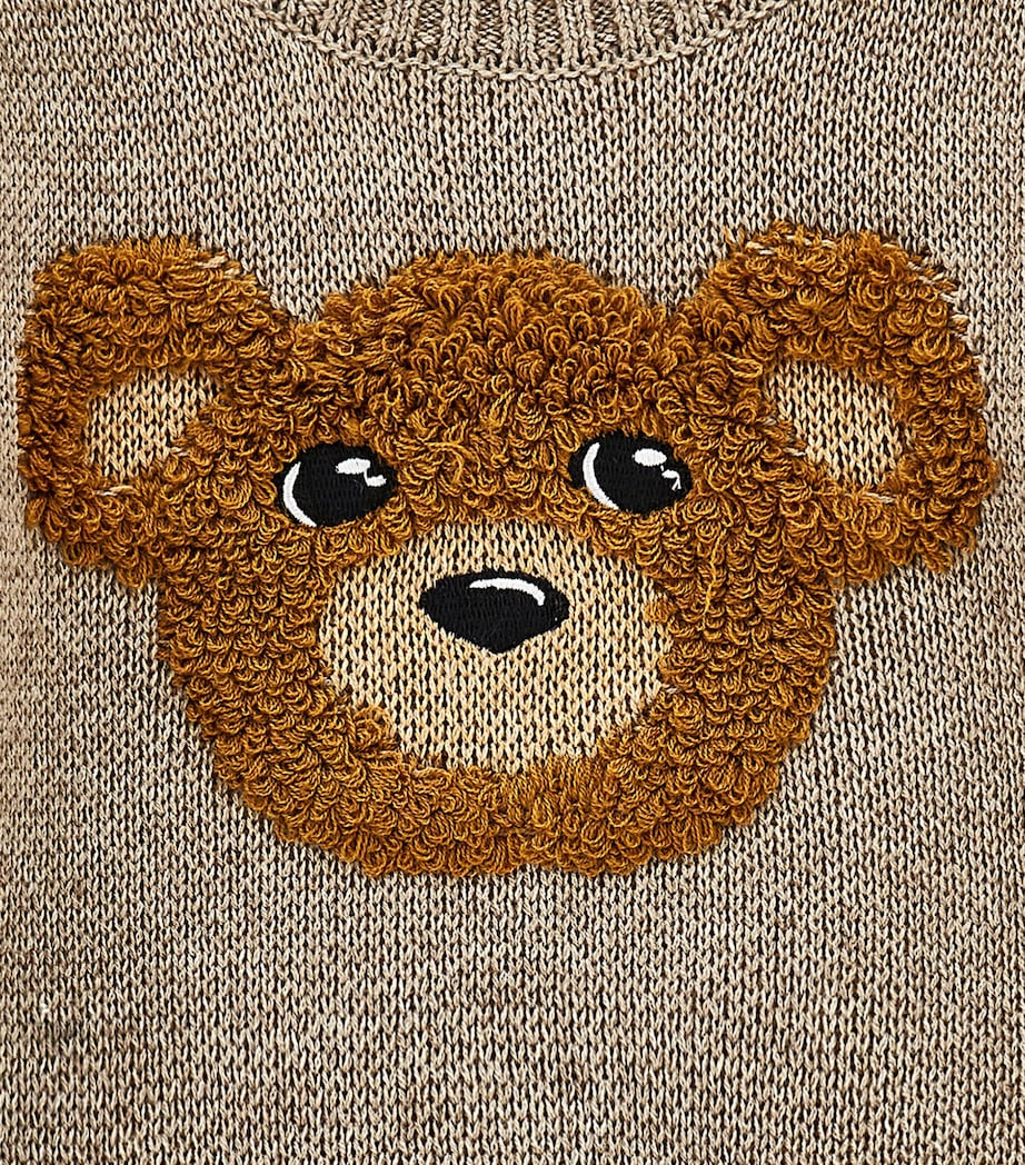 Little Bear Sweater (6-24 Months) PANNA/GRIGIO Image 3