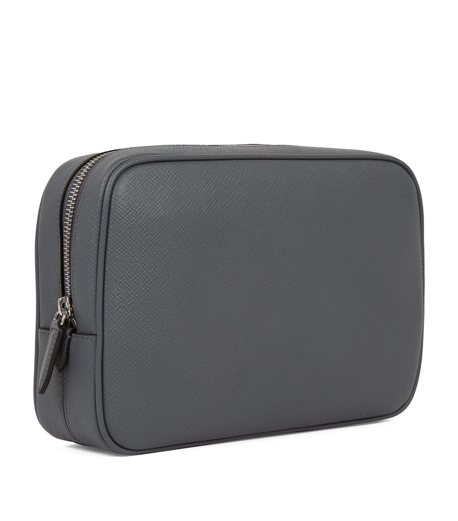 Leather Panama Tech Organiser Pouch S GREY Image 2