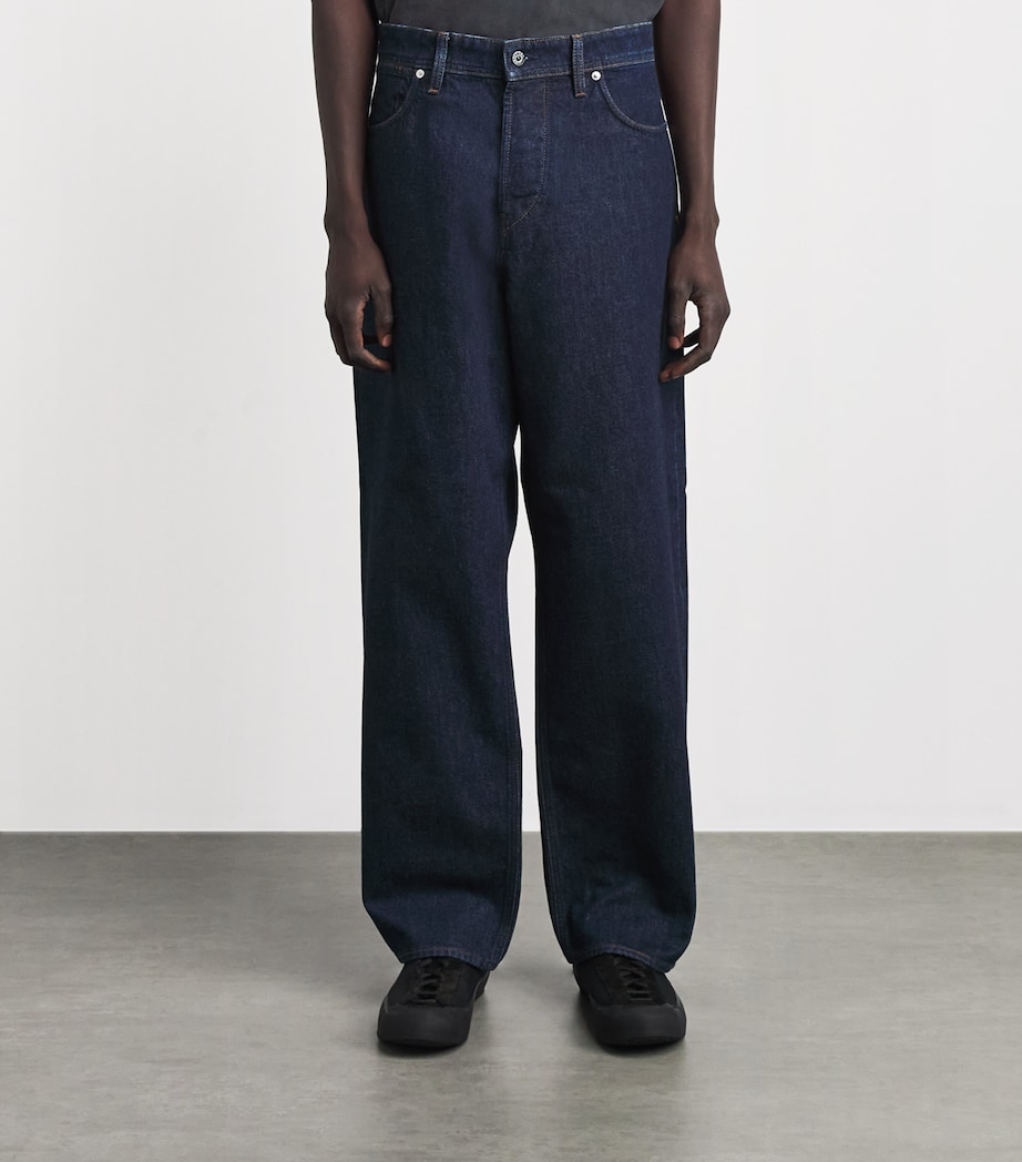 Stone Island Mens Loose-Fit Jeans Image 4