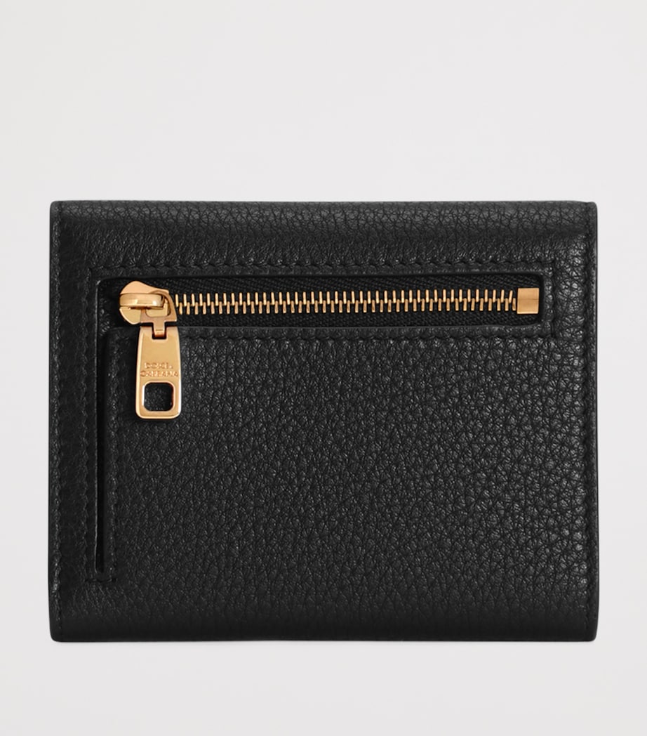 Dolce&Gabbana Leather Logo Wallet Black Image 3