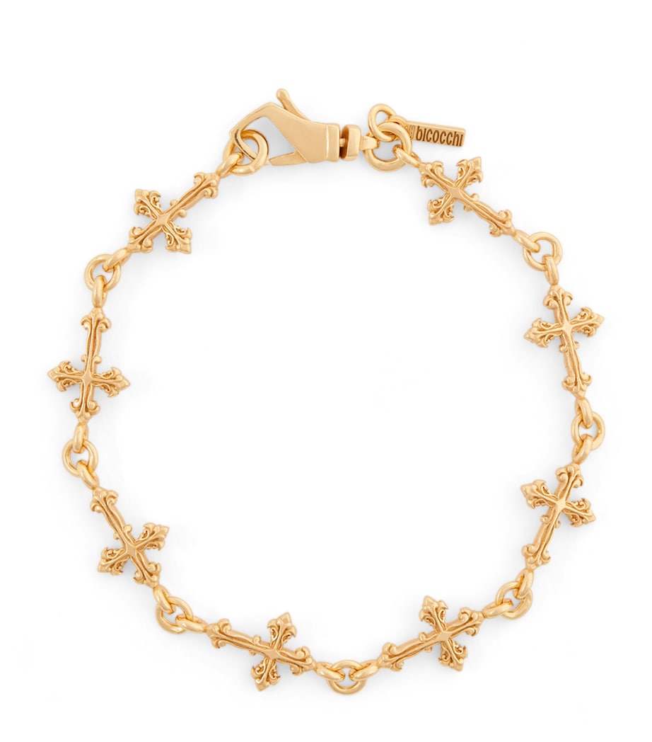 Gold-Plated Avelli Cross Bracelet GOLD Image 1