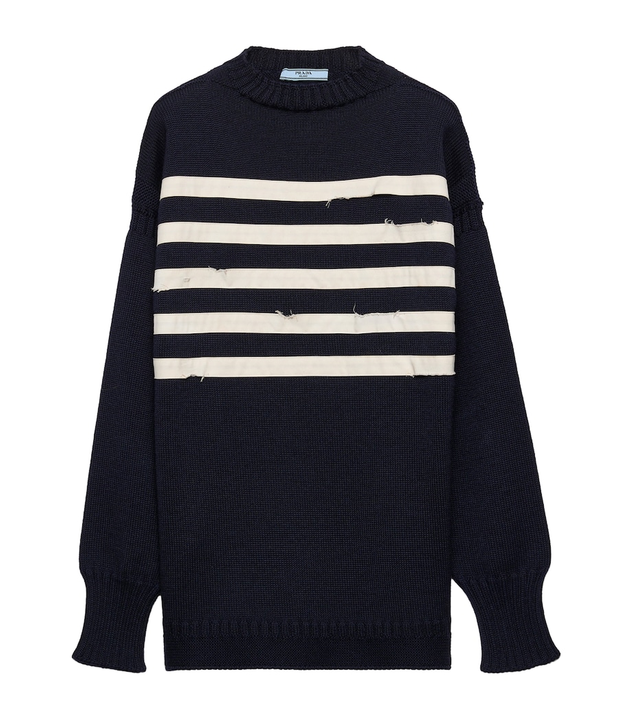 Wool Oversized Sweater F022X Image 1
