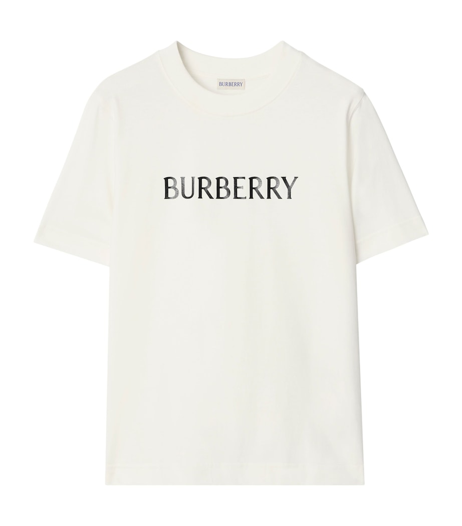 Cotton Logo T-Shirt CHALK Image 1