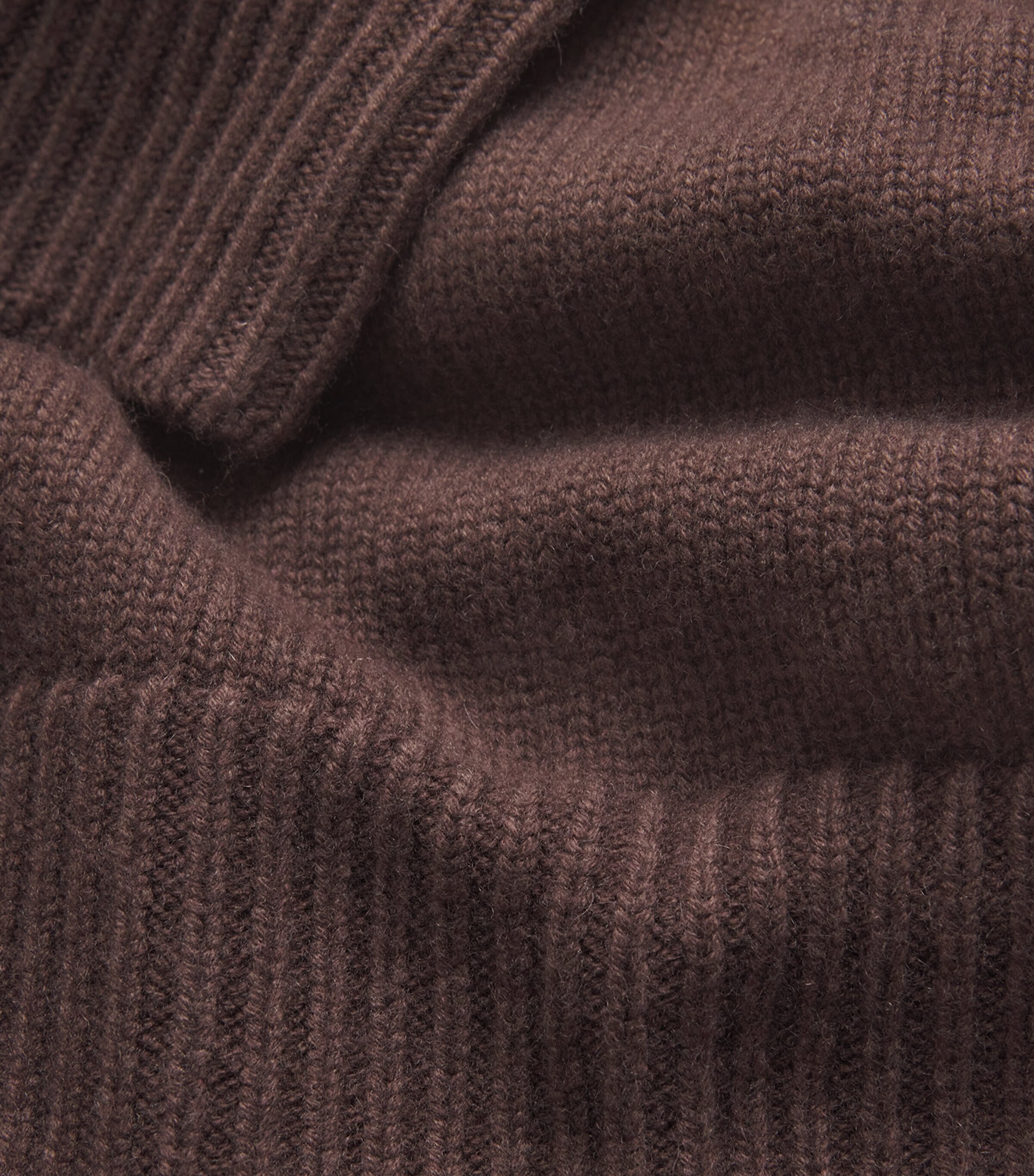 Simkhai Womens Wool-Cashmere Elson Scarf Sweater Chocolate Image 5