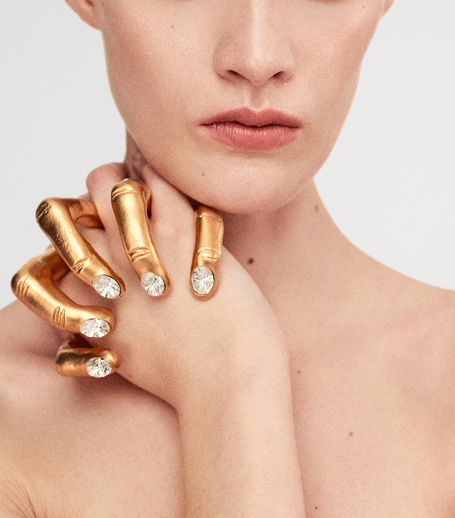 Hand-In-Hand Ring 010 CRISTAL Image 4