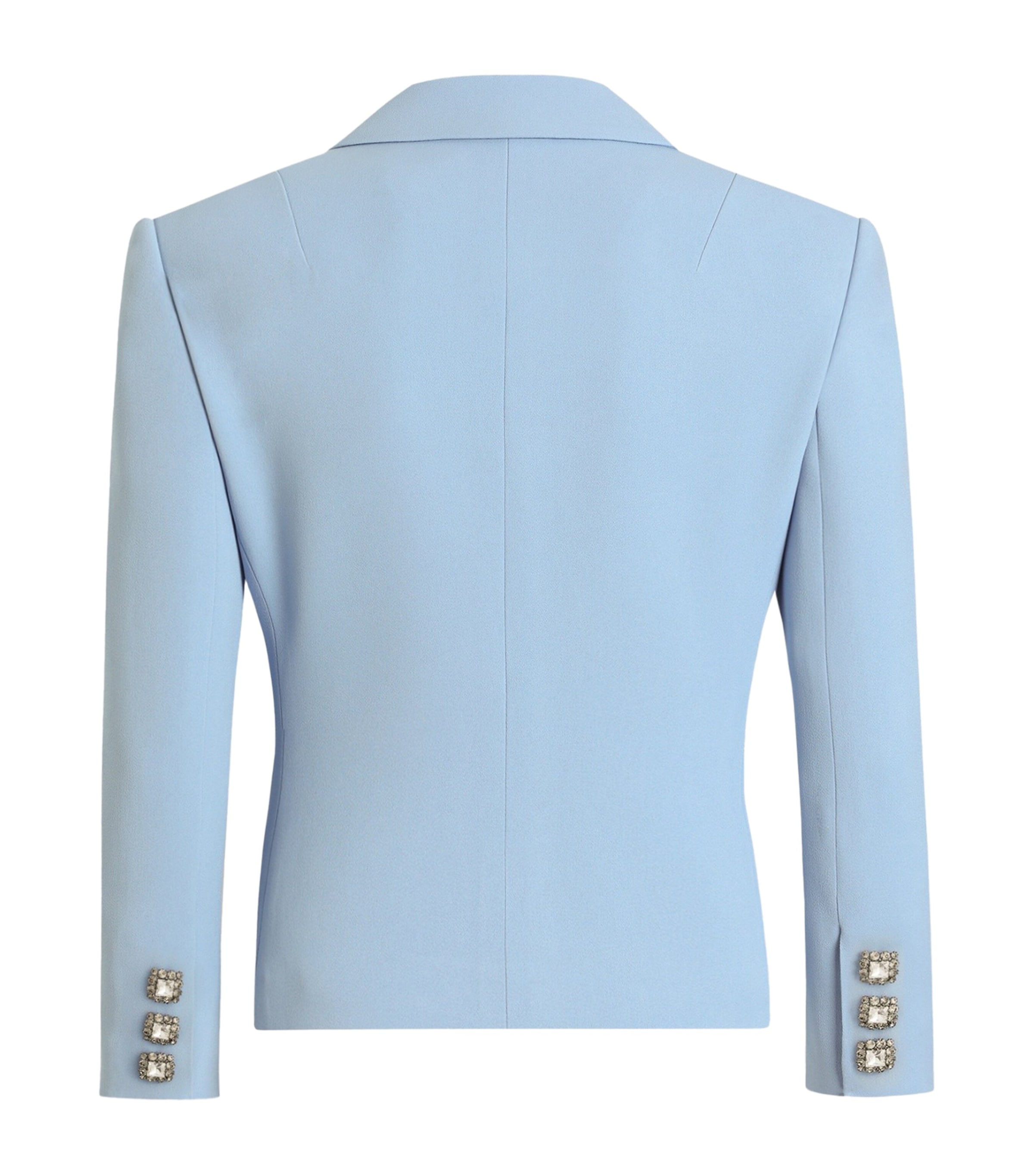 Dolce&Gabbana Womens Silk-Blend Blazer Ligh Image 2