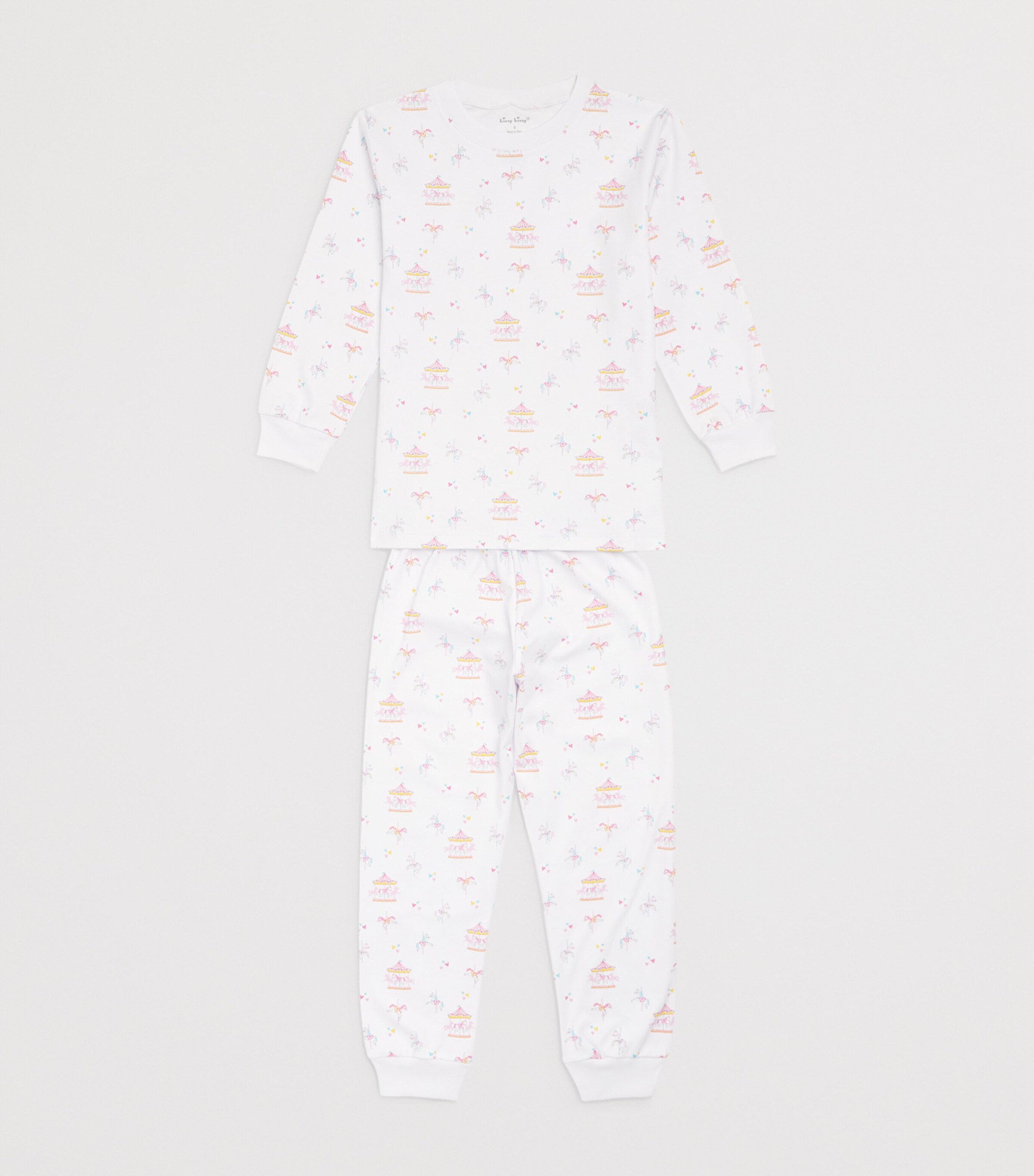 Kissy Kissy Pima Cotton Carousel Magic Pyjamas  (2-6 Years) Magic Image 3