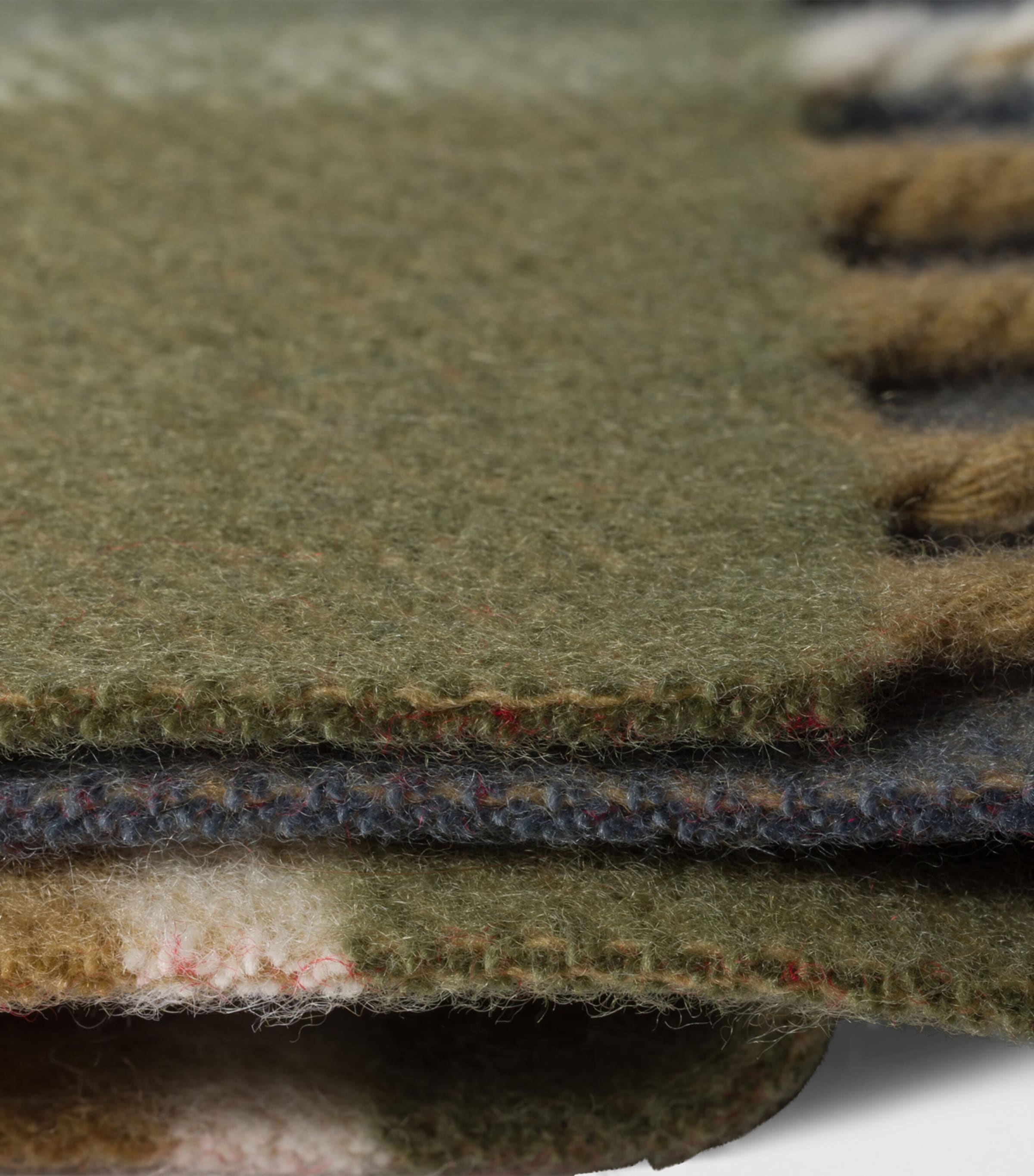Miu Miu Wool-Cashmere Check Scarf Image 3