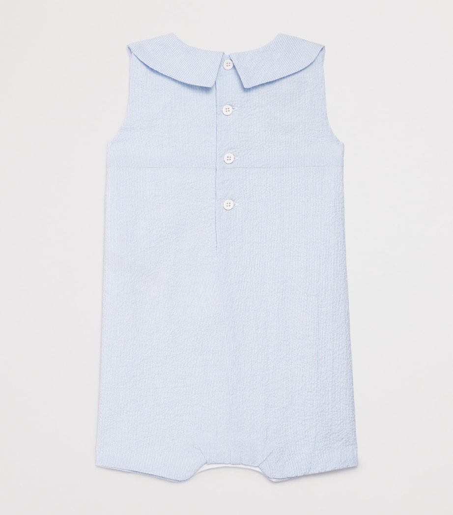 Cotton-Blend Candy Playsuit (1-24 Months) 801 T2066 SKY BLUE Image 2
