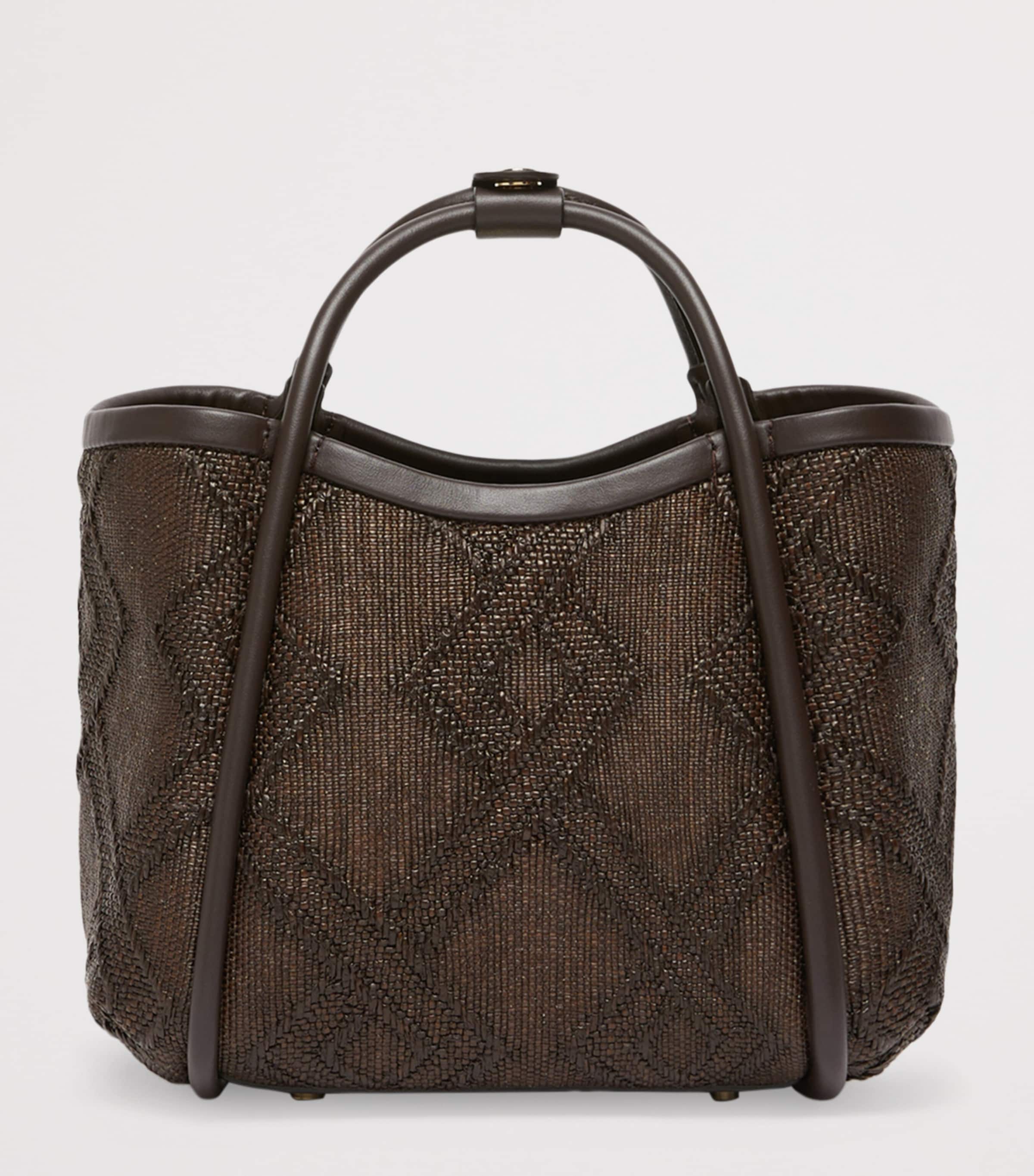Max Mara Extra-Small Embellished Marine Top-Handle Bag Dark Brown Image 4