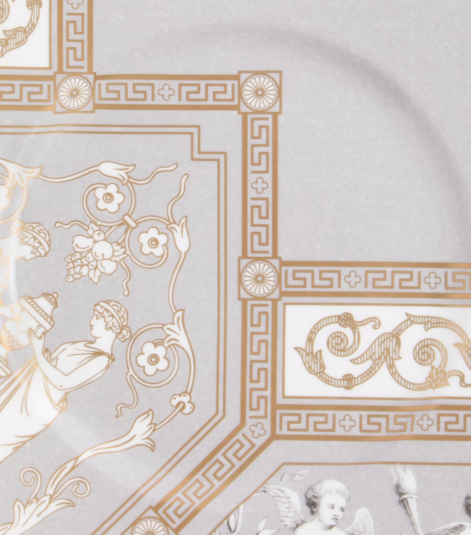 Bone China Renaissance Plate (22cm) GREY Image 5
