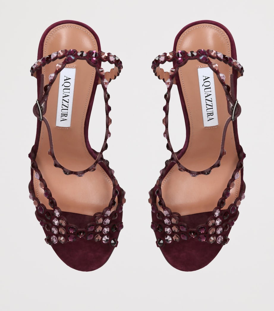 Suede Tequila Sandals 85 PURPLE Image 4