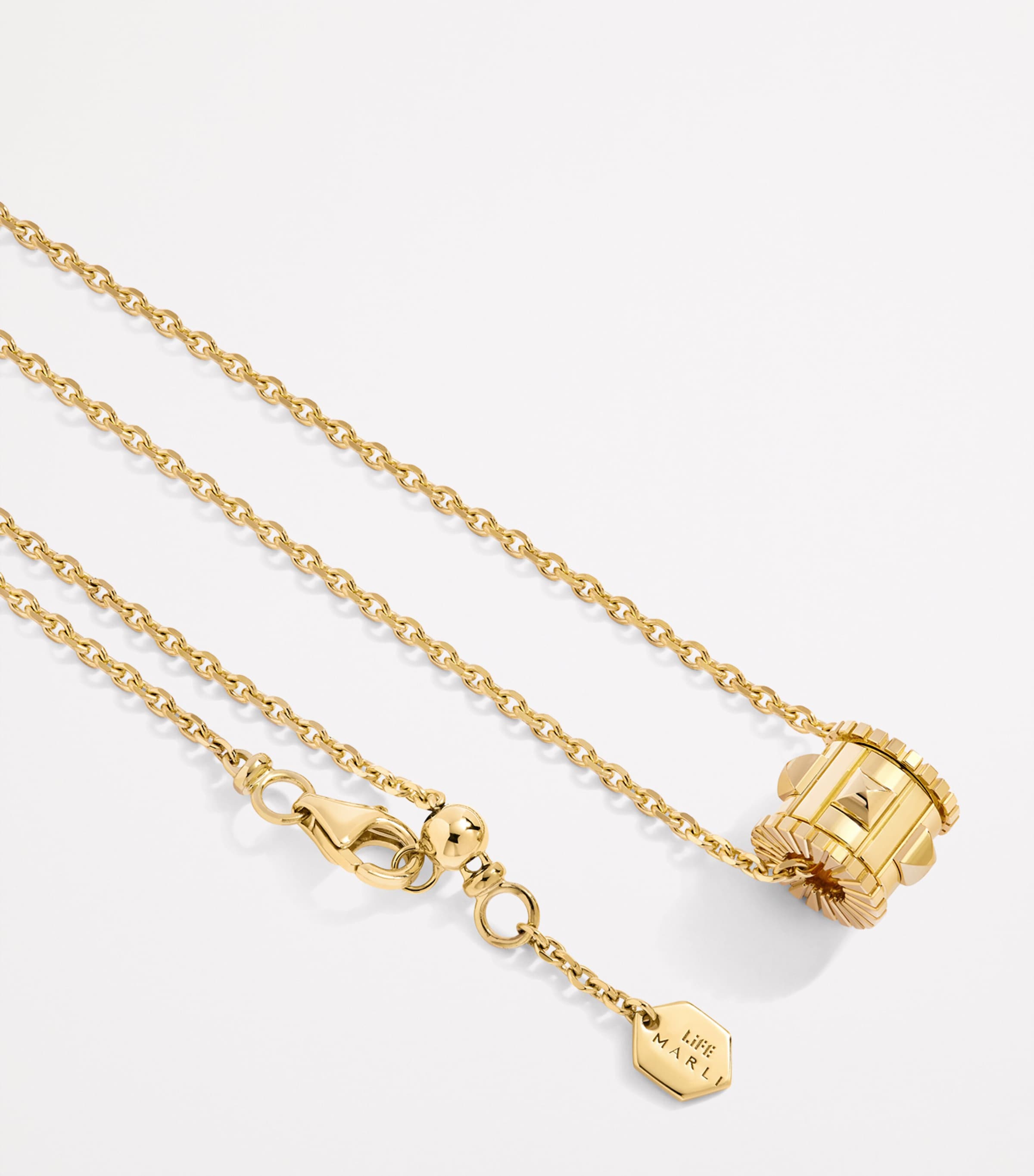 Yellow Gold LIFE Necklace YELLOW GOLD Image 2