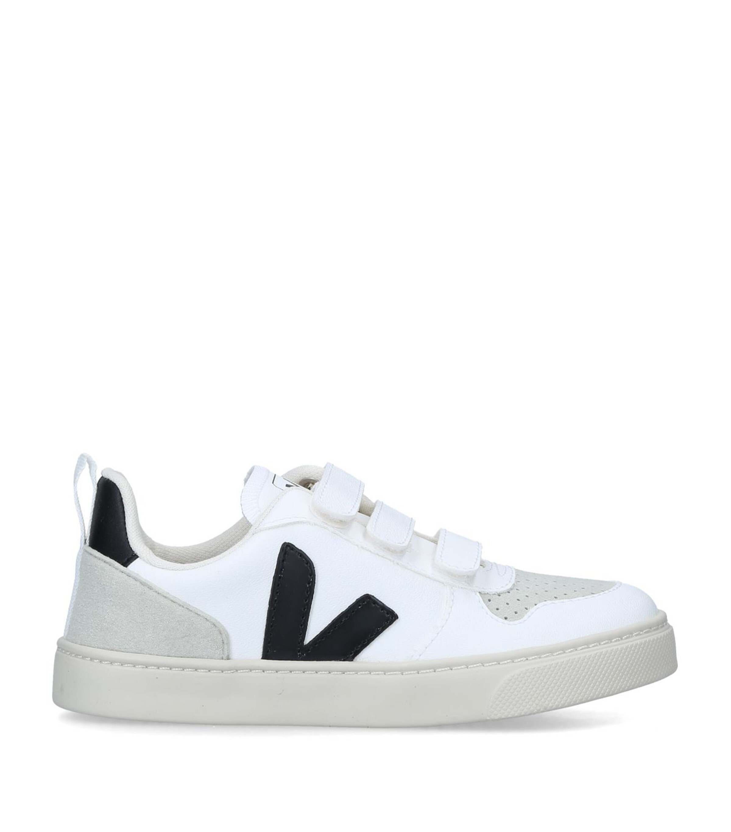 Veja Leather V-10 Sneakers White/blk Image 3