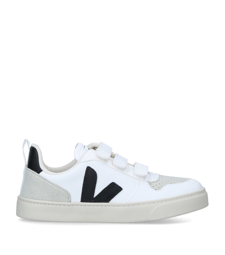 Veja Leather V-10 Sneakers White/blk Image 3