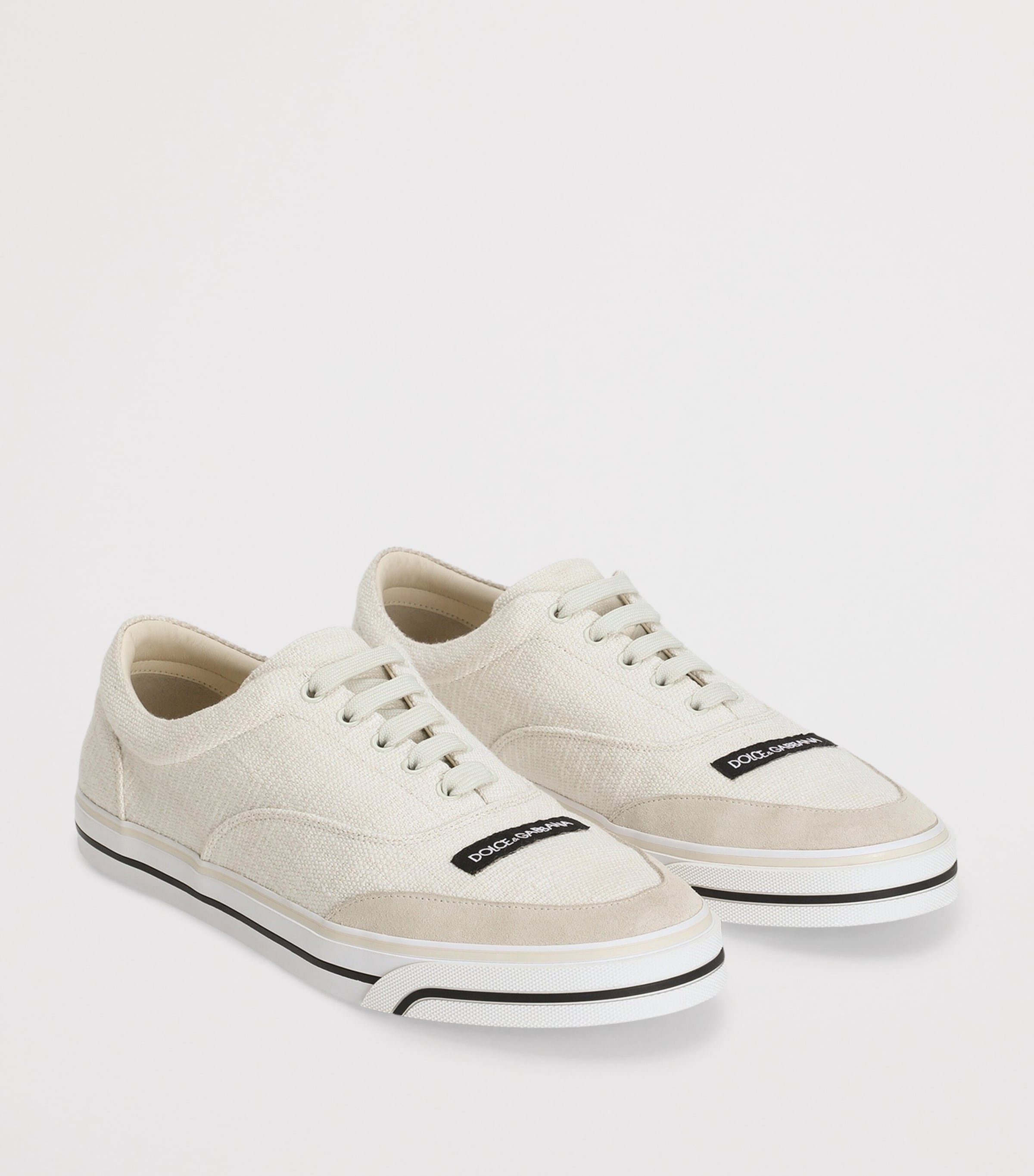 Dolce&Gabbana Canvas Sailing Sneakers Bianco/gesso Image 2