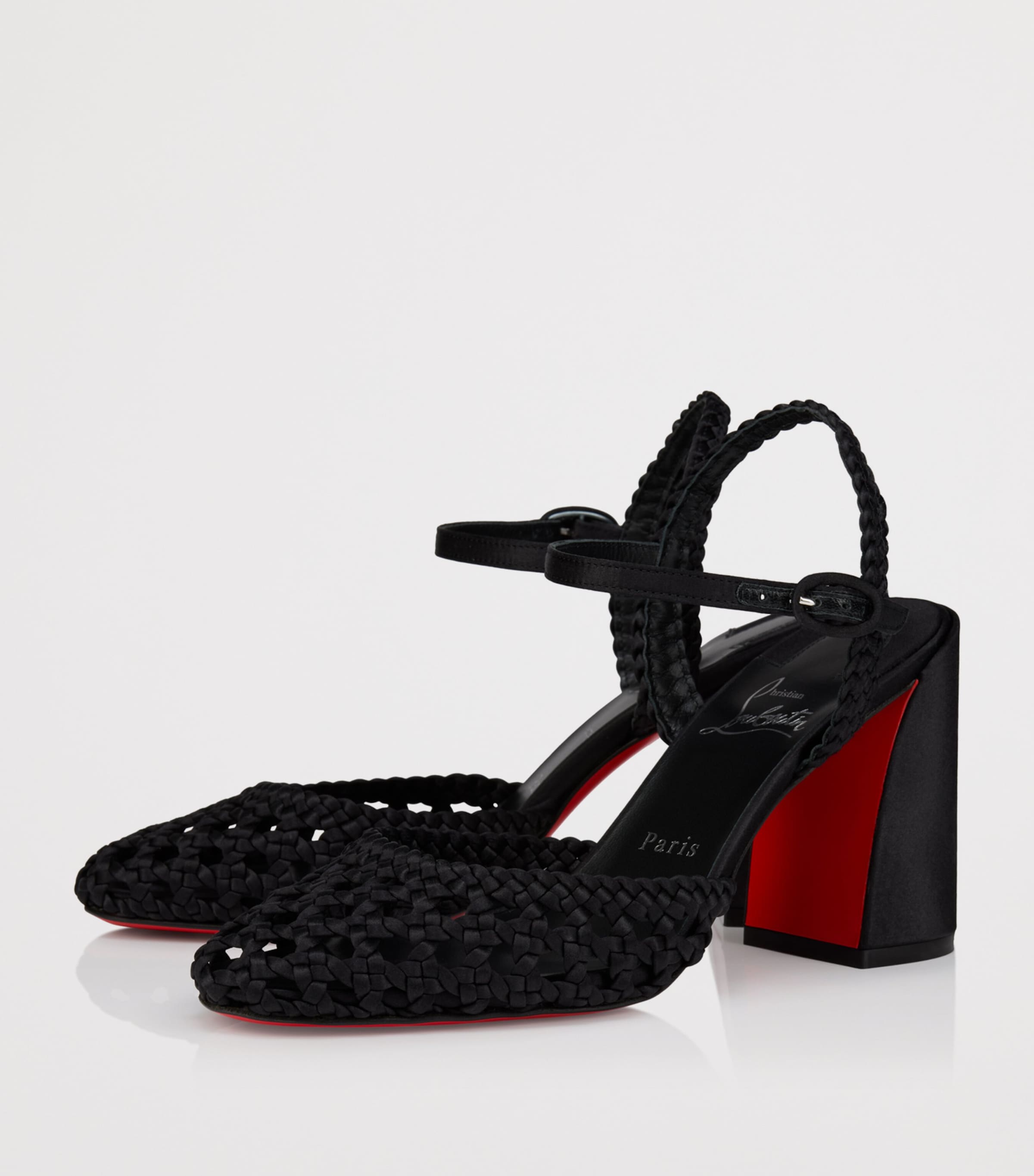 Christian Louboutin Jane Pump Nandina Silk Woven Pump 85 Image 3