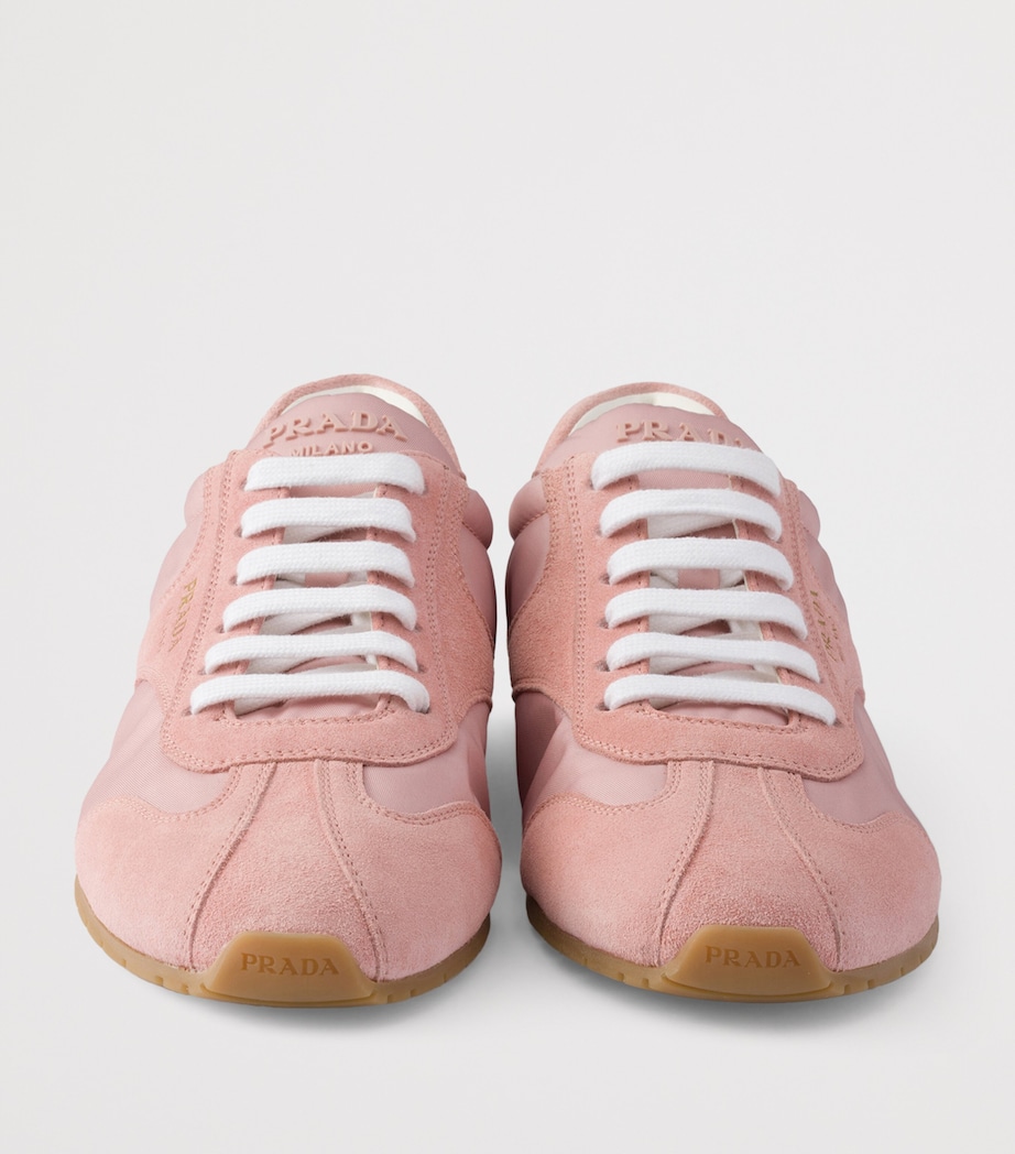 Re-Nylon and Suede Sneakers F0924 Image 5