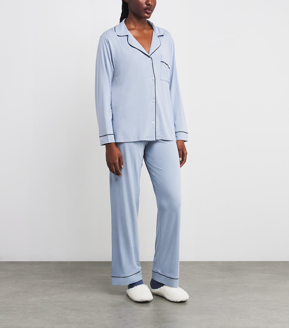 Gisele Pyjama Set GRAY DAWN/NAVY Image 2