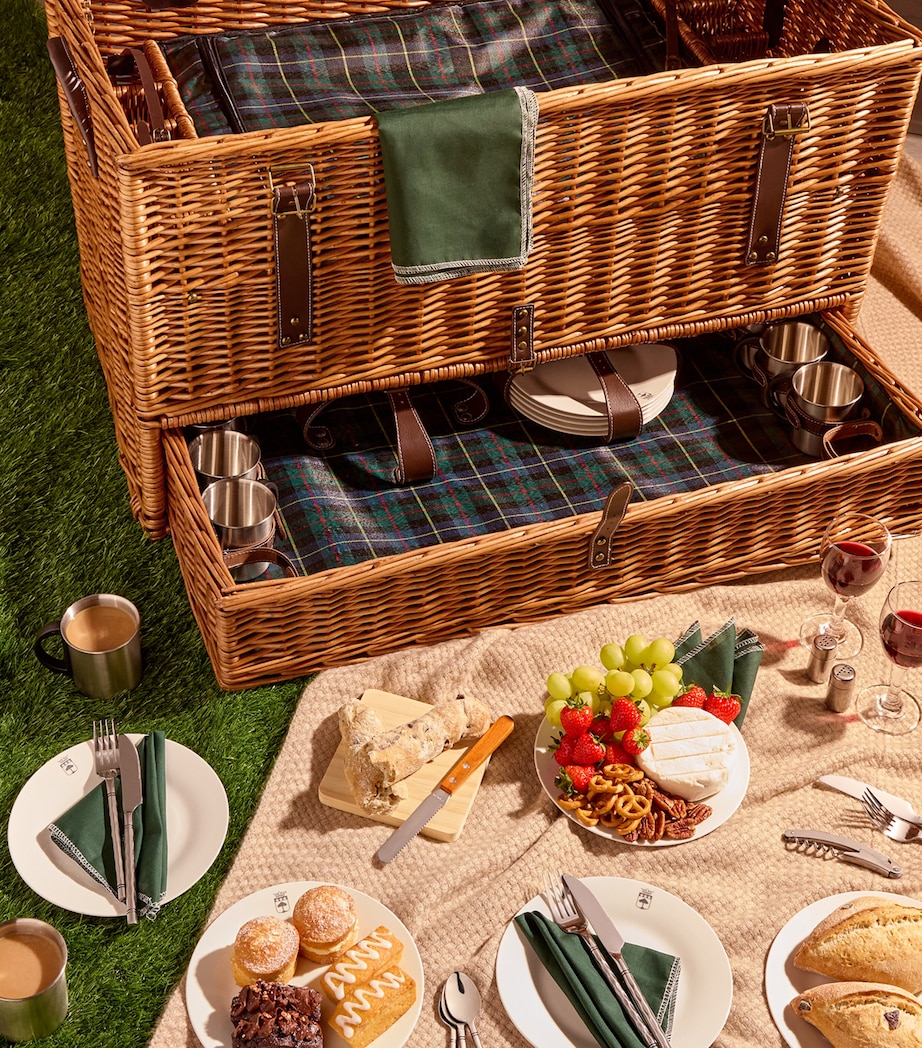Champs Elysées Picnic Basket and Dining Set BLUE Image 5