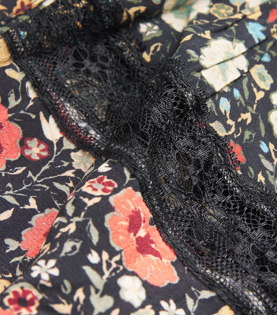 Floral Raven Midi Dress EVA FLORAL MIX BLACK Image 5