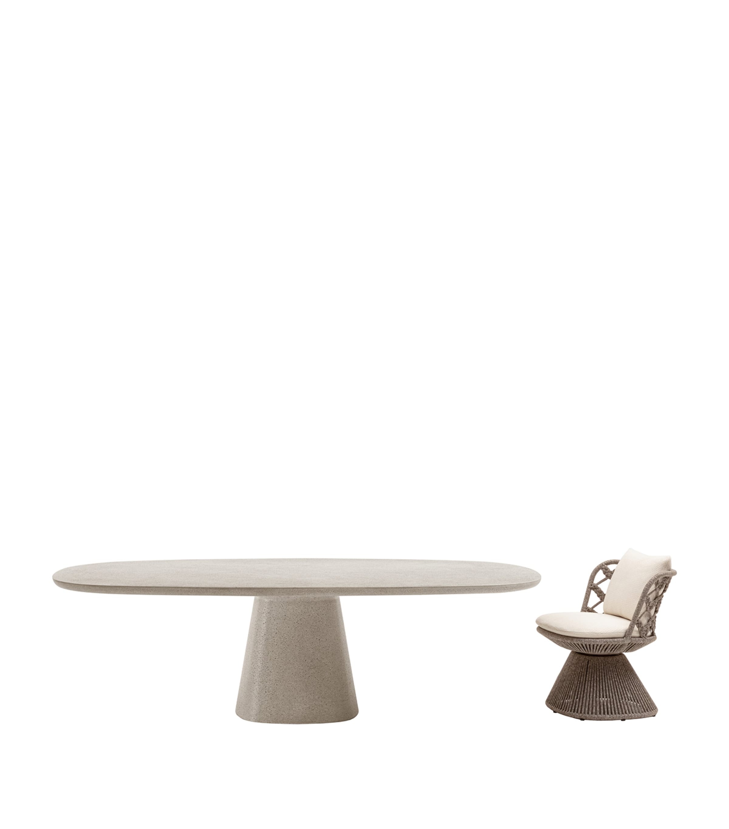 Allure O' Outdoor 6-Seater Dining Table WHITE Image 2