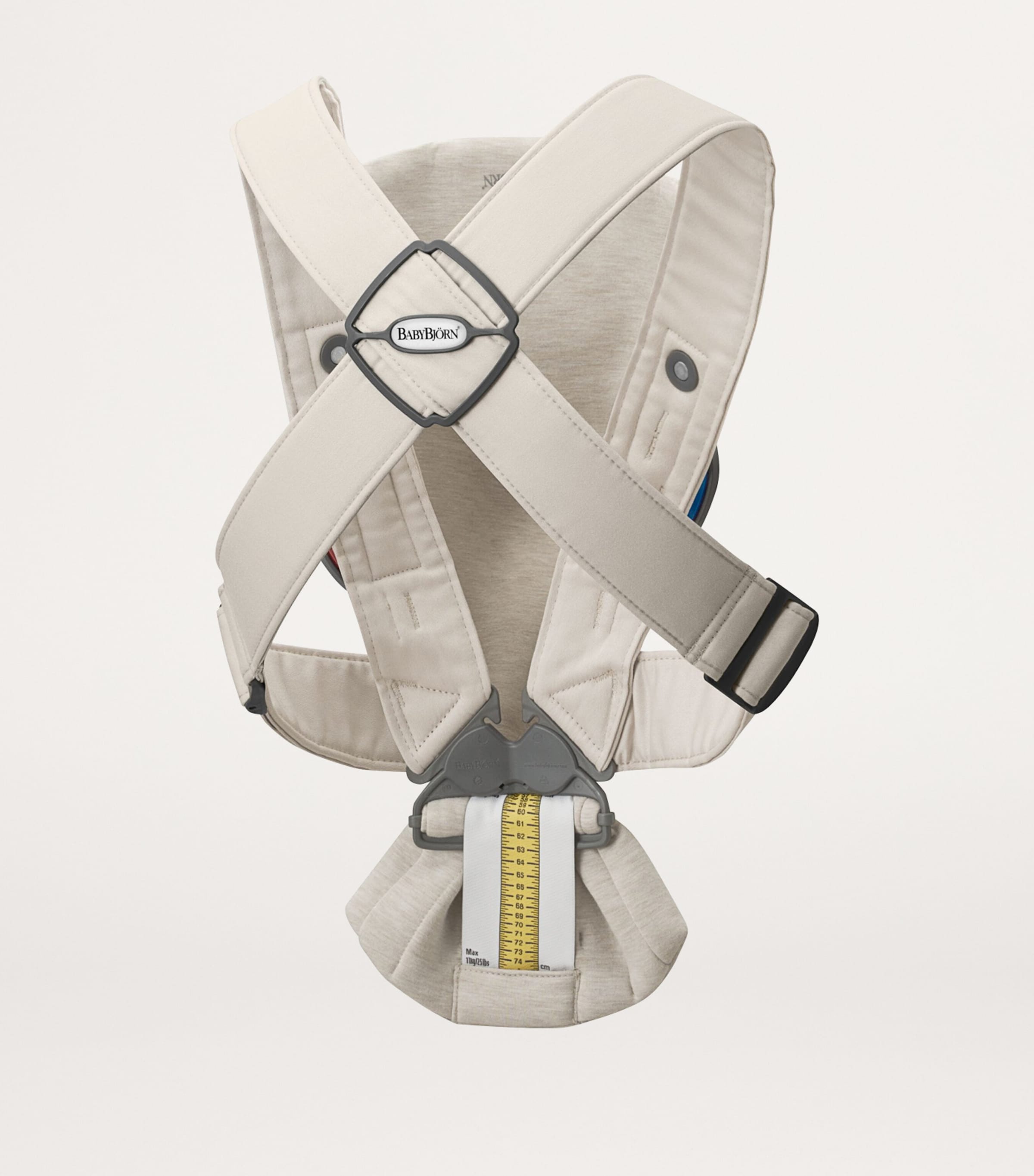 3D Jersey Mini Baby Carrier LIGHT BEIGE Image 2