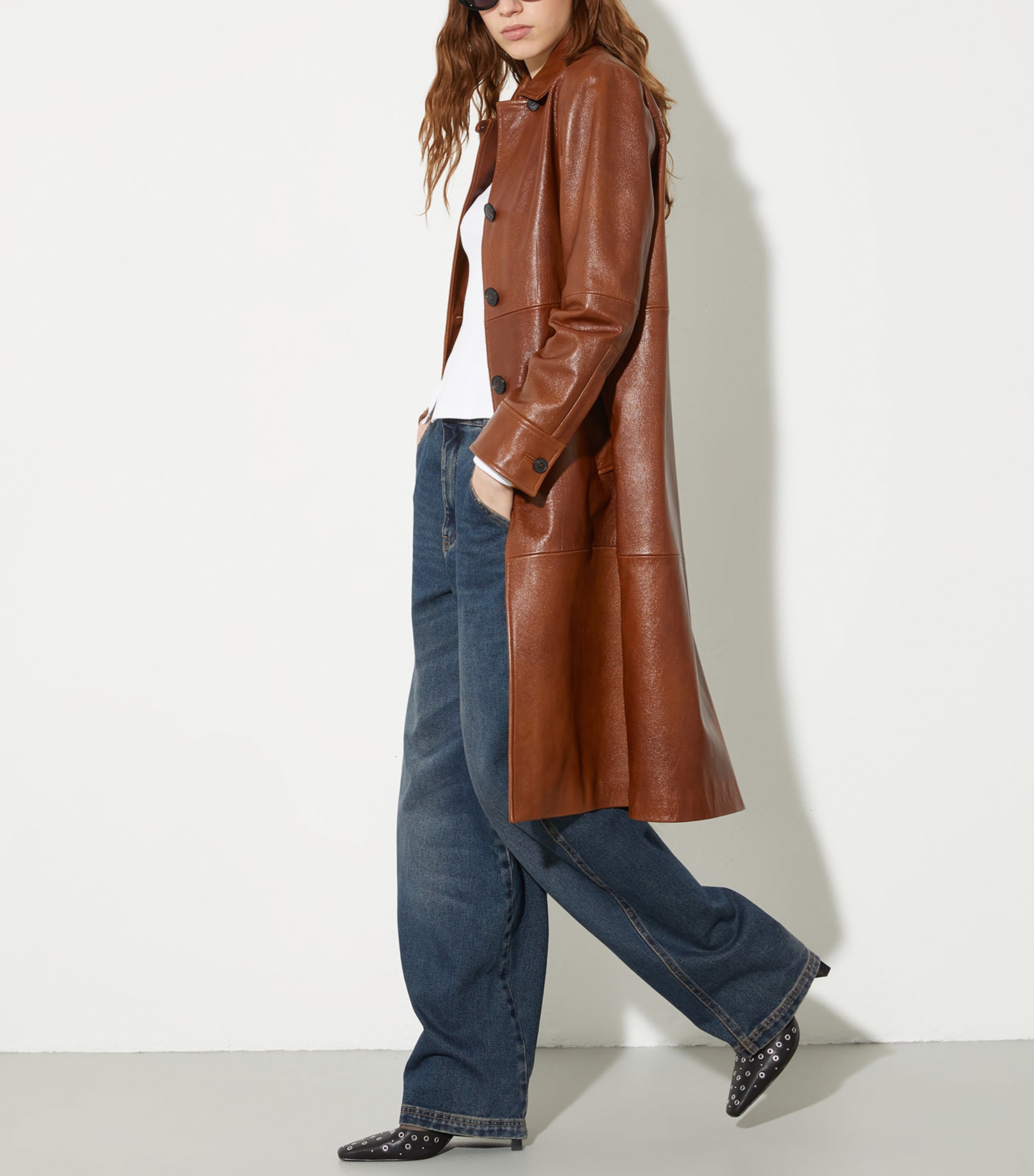 Jersey Asymmetric Long-Sleeve T-Shirt OPTICAL WHITE Image 2