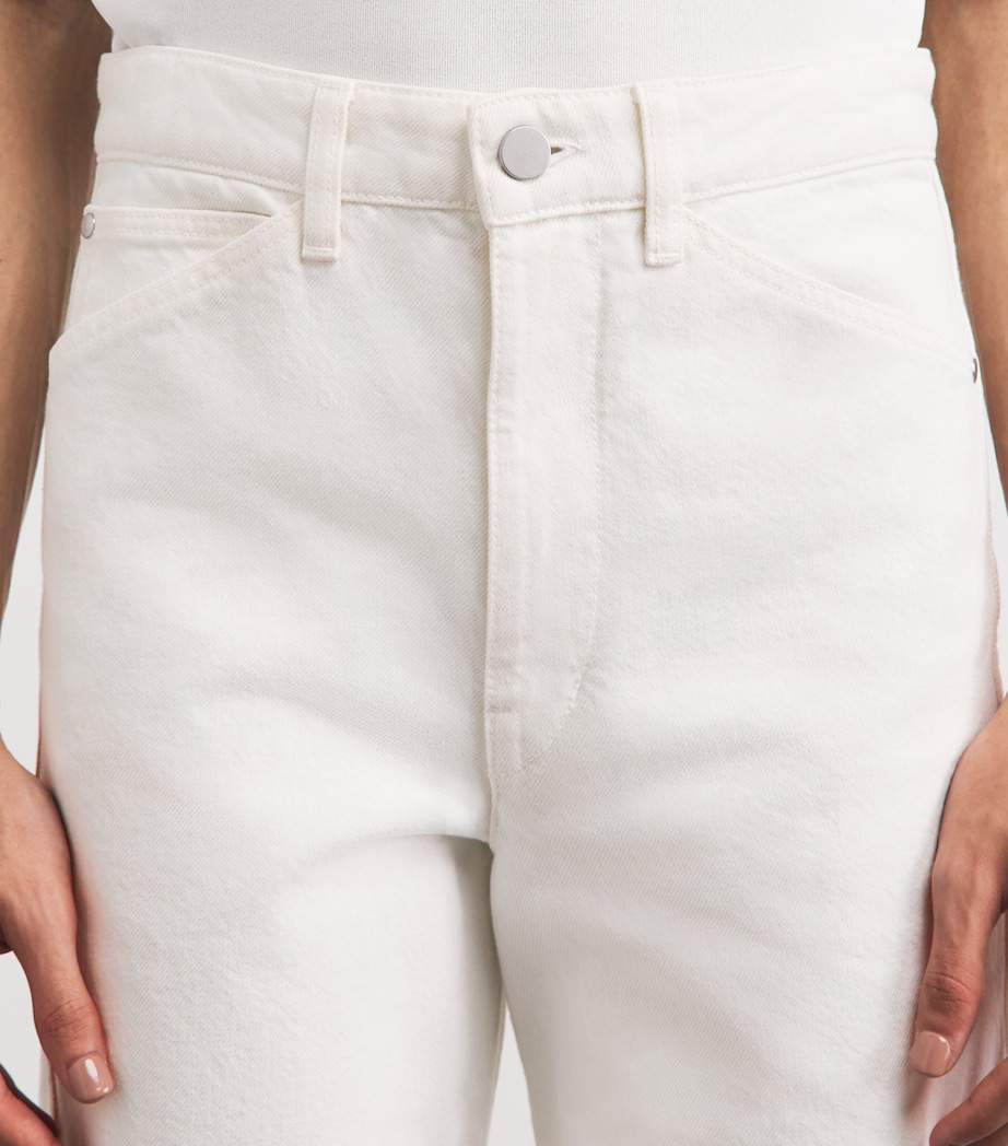 Lemaire Cotton Twisted Chinos Milk Image 3