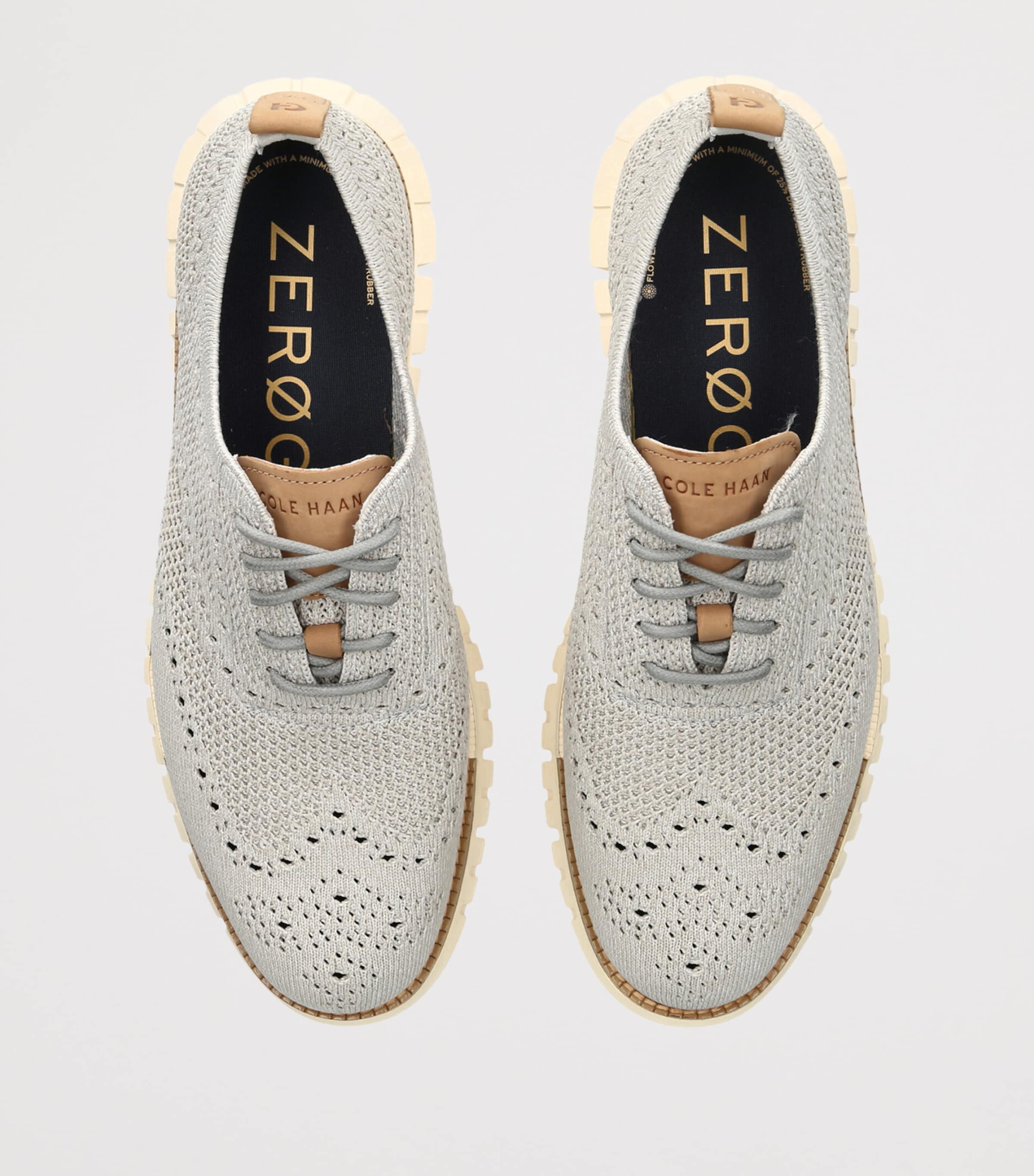 Cole Haan ZERØGRAND StitchLite Oxford Shoes Bone Image 3