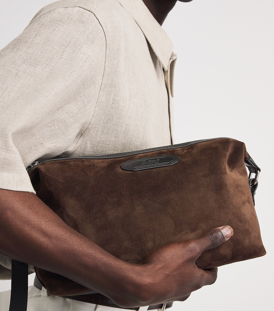 Brioni Suede Via Veneto Pouch Image 4