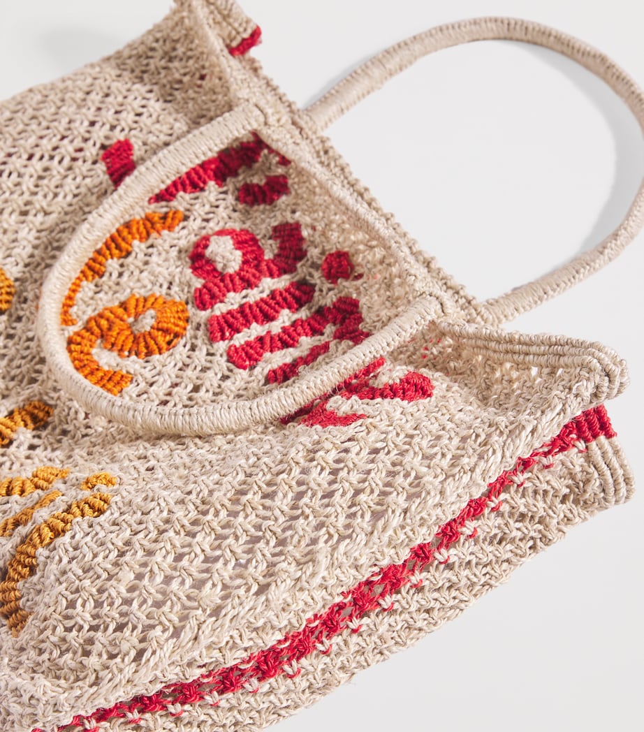 Medium Jaime Le Soleil Tote Bag NAT SCRLT TNGO HONEY Image 6