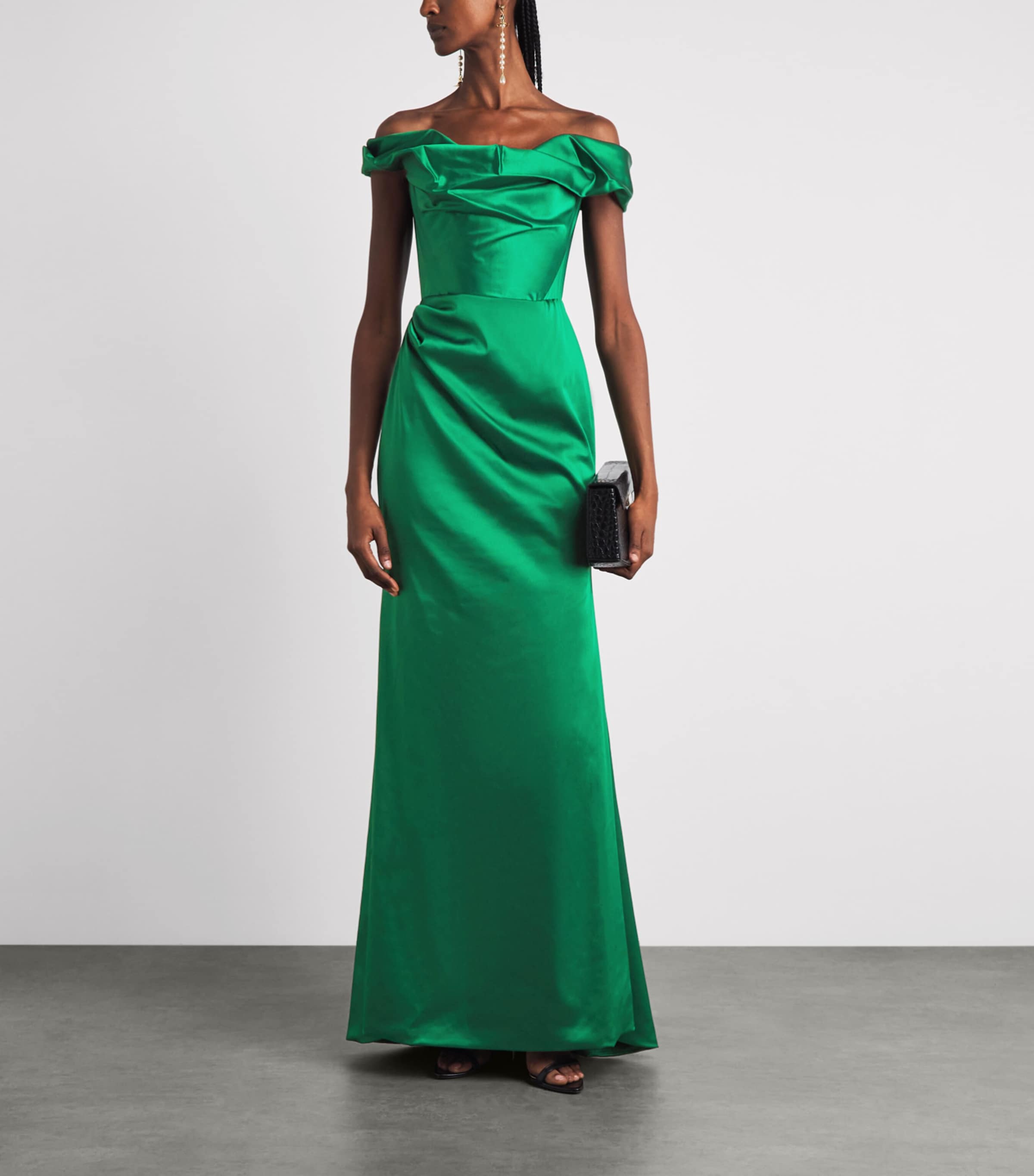 Vivienne Westwood Womens Nova Cora Gown Jewel Green Image 2