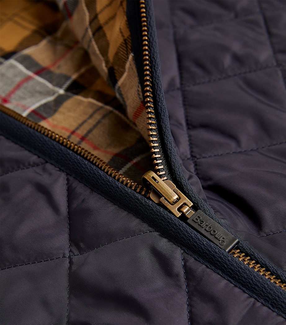 Quilted Zip-In Liner Gilet NAVY Image 5