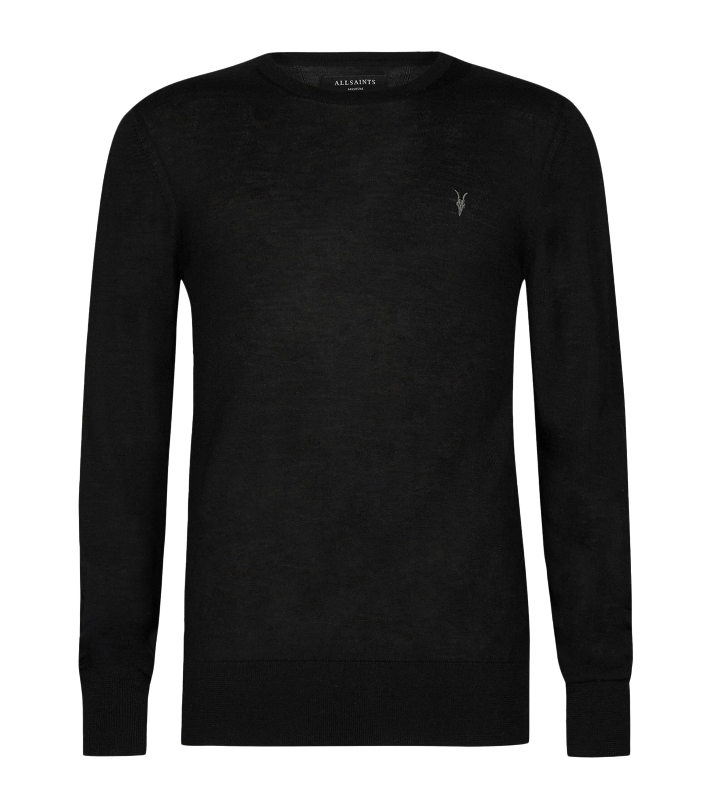 Merino Wool Mode Sweater BLACK Image 1