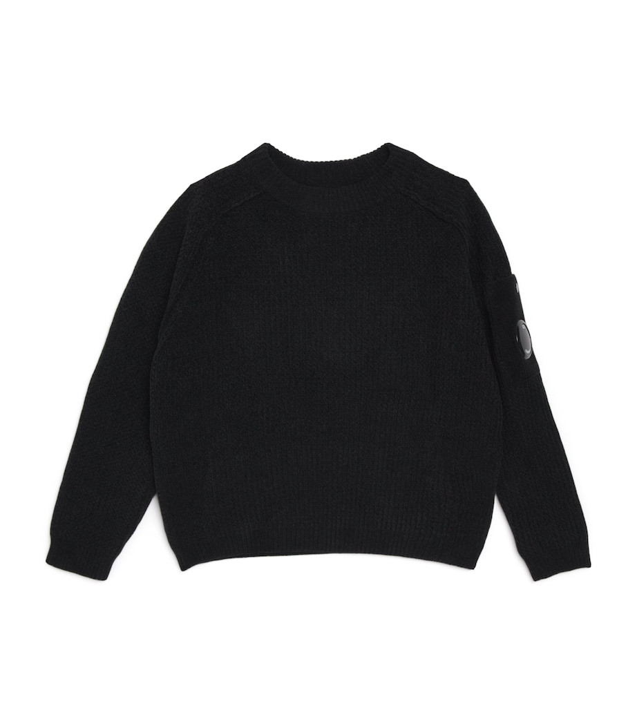 Cotton Goggle-Detail Sweatshirt (6-14 Years) 60100 - NERO/BLACK Image 1